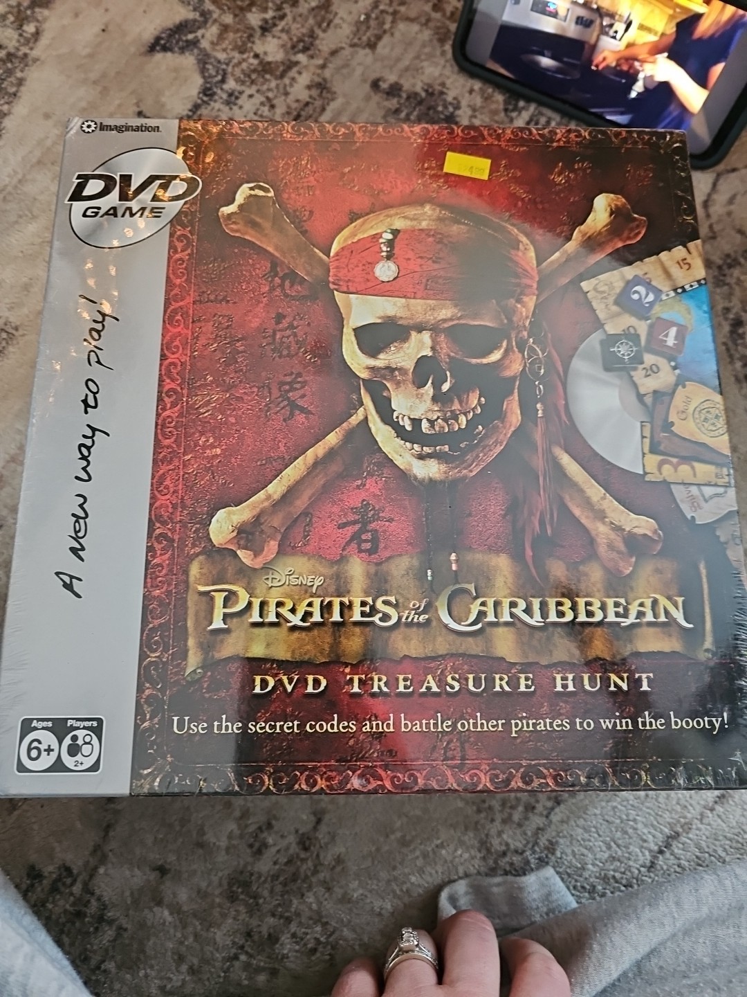 Disney Pirates Of The Caribbean DVD Treasure Hunt Game 2006 Imagination BrandNew