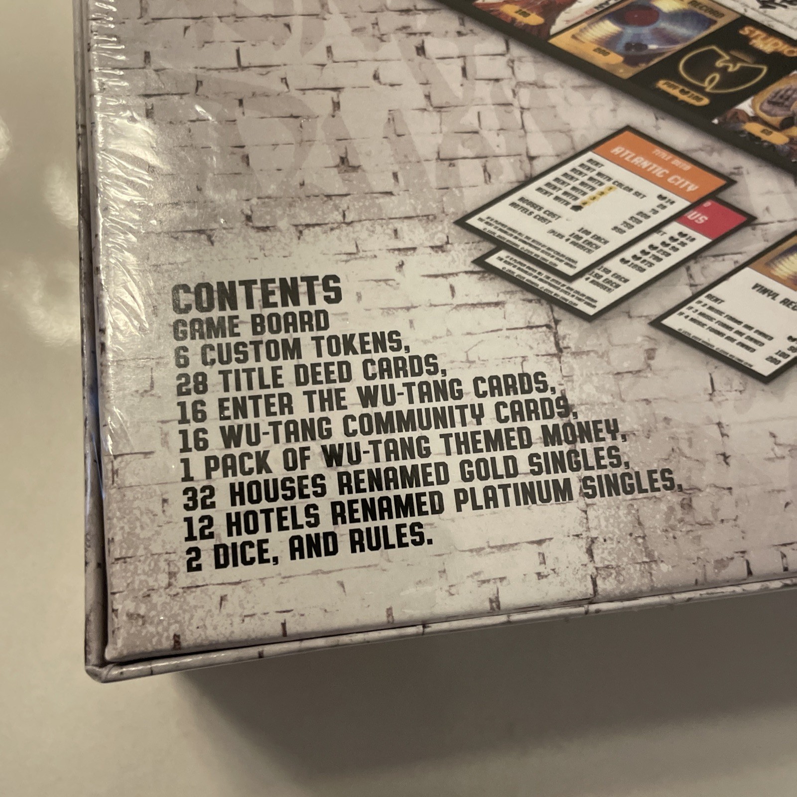 Wu Tang Clan Limited Edition Official Monopoly Board Game Sealed