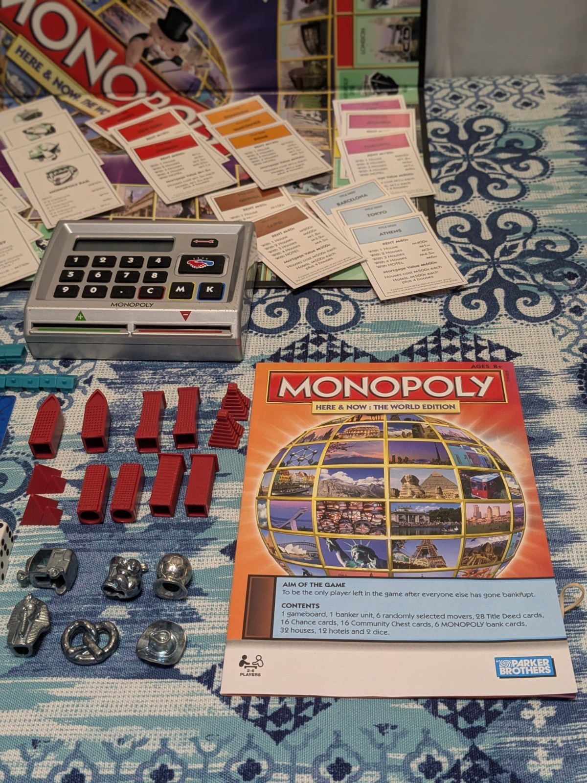 Monopoly World Here & Now: The World Edition COMPLETE Hasbro Electronic 2008