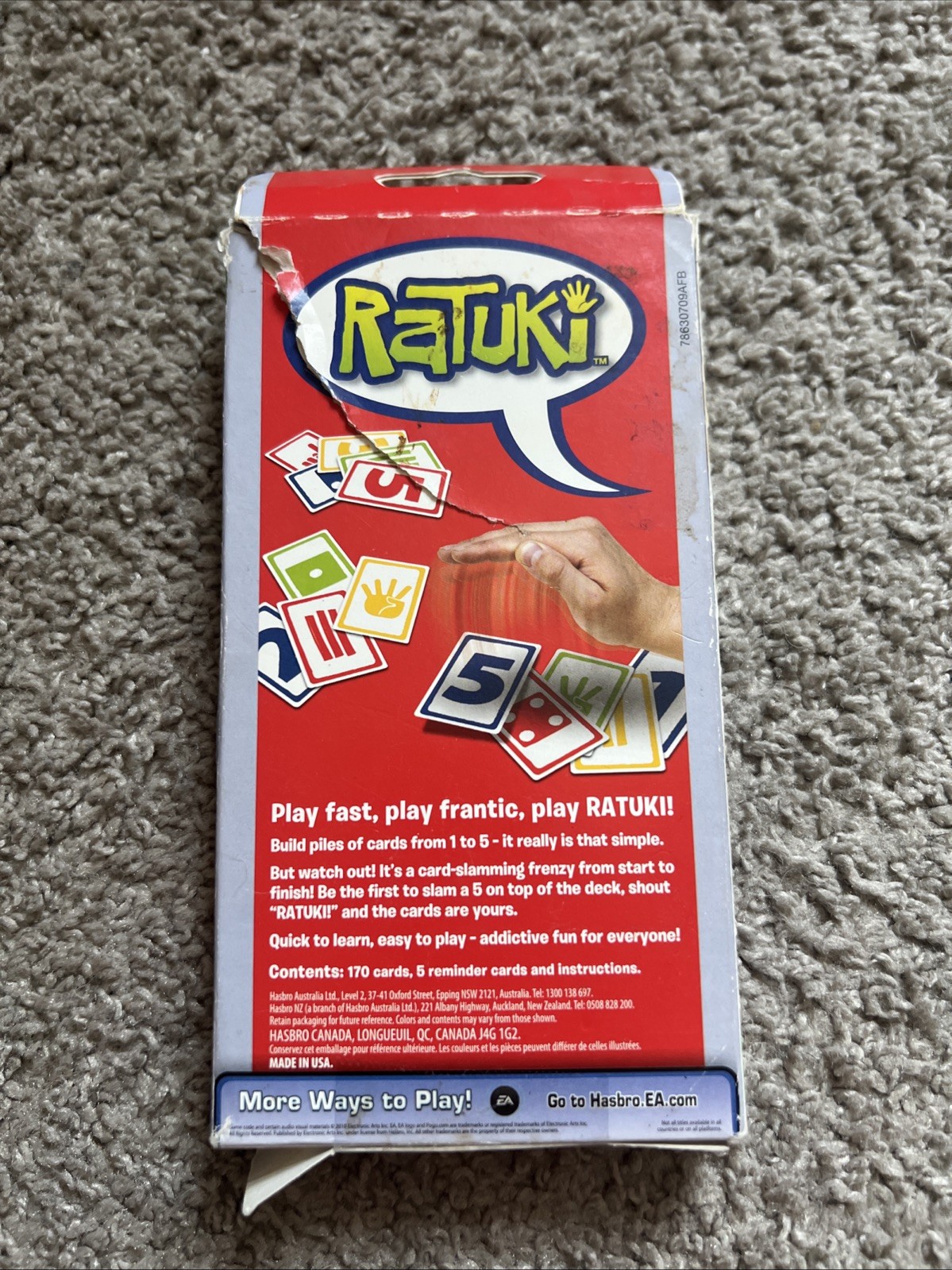 Ratuki Card Game Ages 8+ Players 2-5 Complete