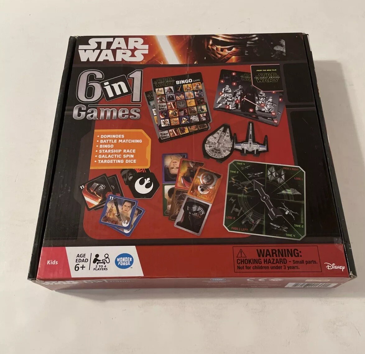 Star Wars 6 in 1 Games Dice by Wonder Forge – 2015 Edition – Complete!