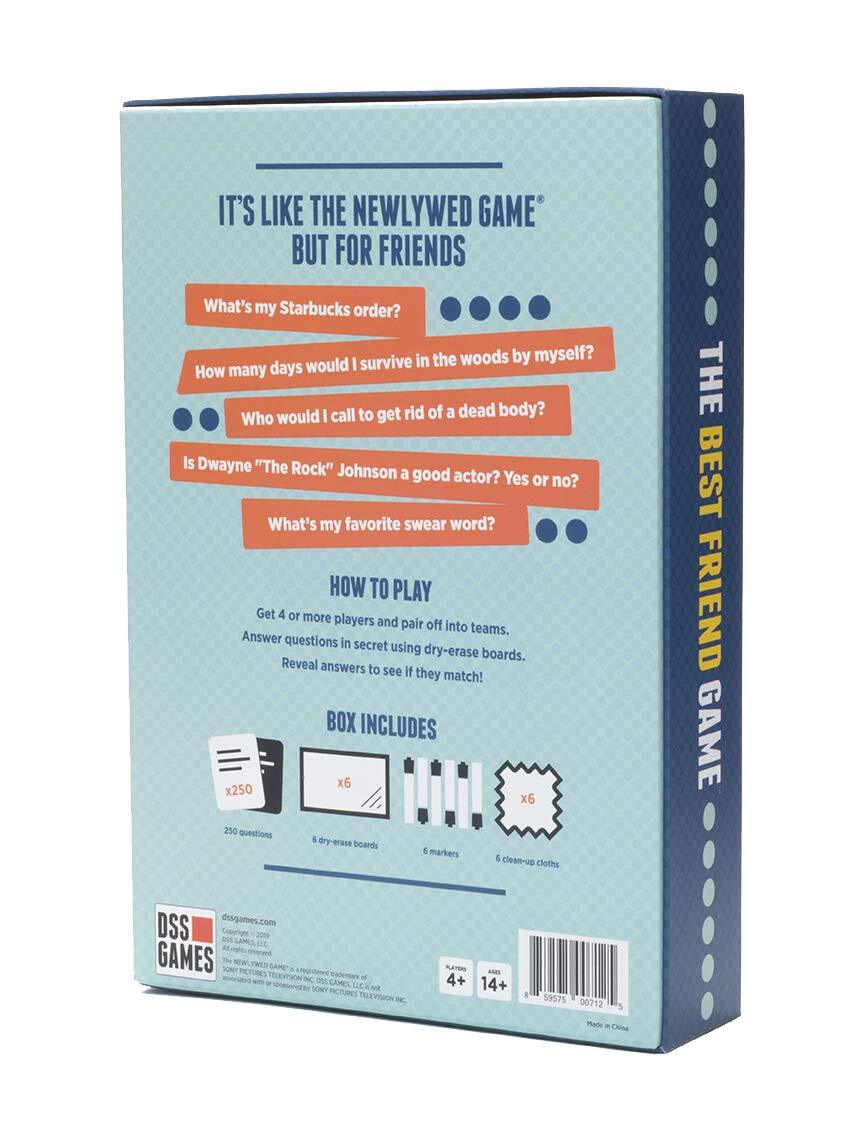 Best Friend Game 250 Questions to Test Your Friendship for Ages 14 and Up