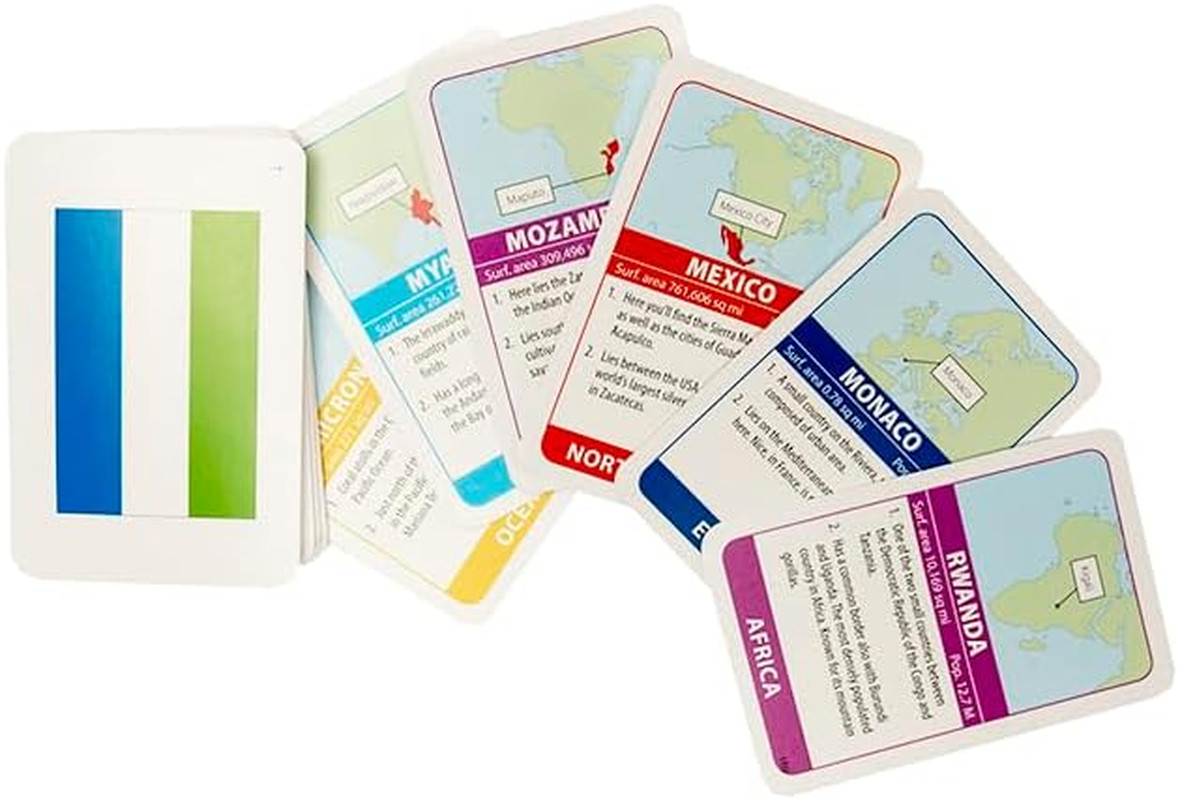 Flags of the World Family Card Game – Educational & Fun – Play & Learn about Fla