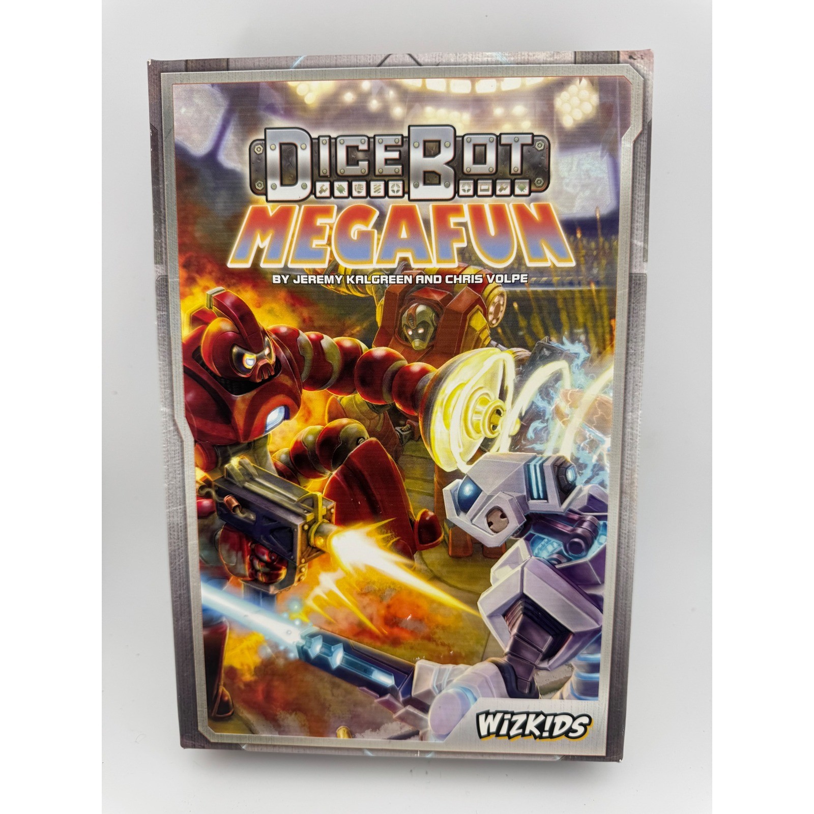 WizKids DiceBot MegaFun Board Game Robot Combat Strategy Dice Game 2-4 Players