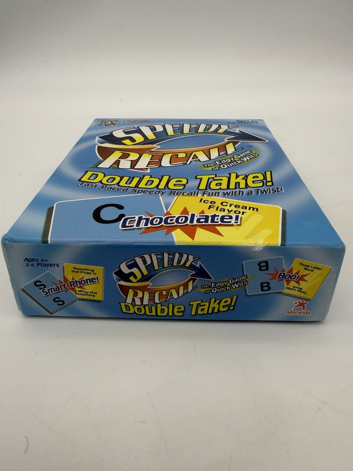 Speedy Recall edgy board game of quick wits