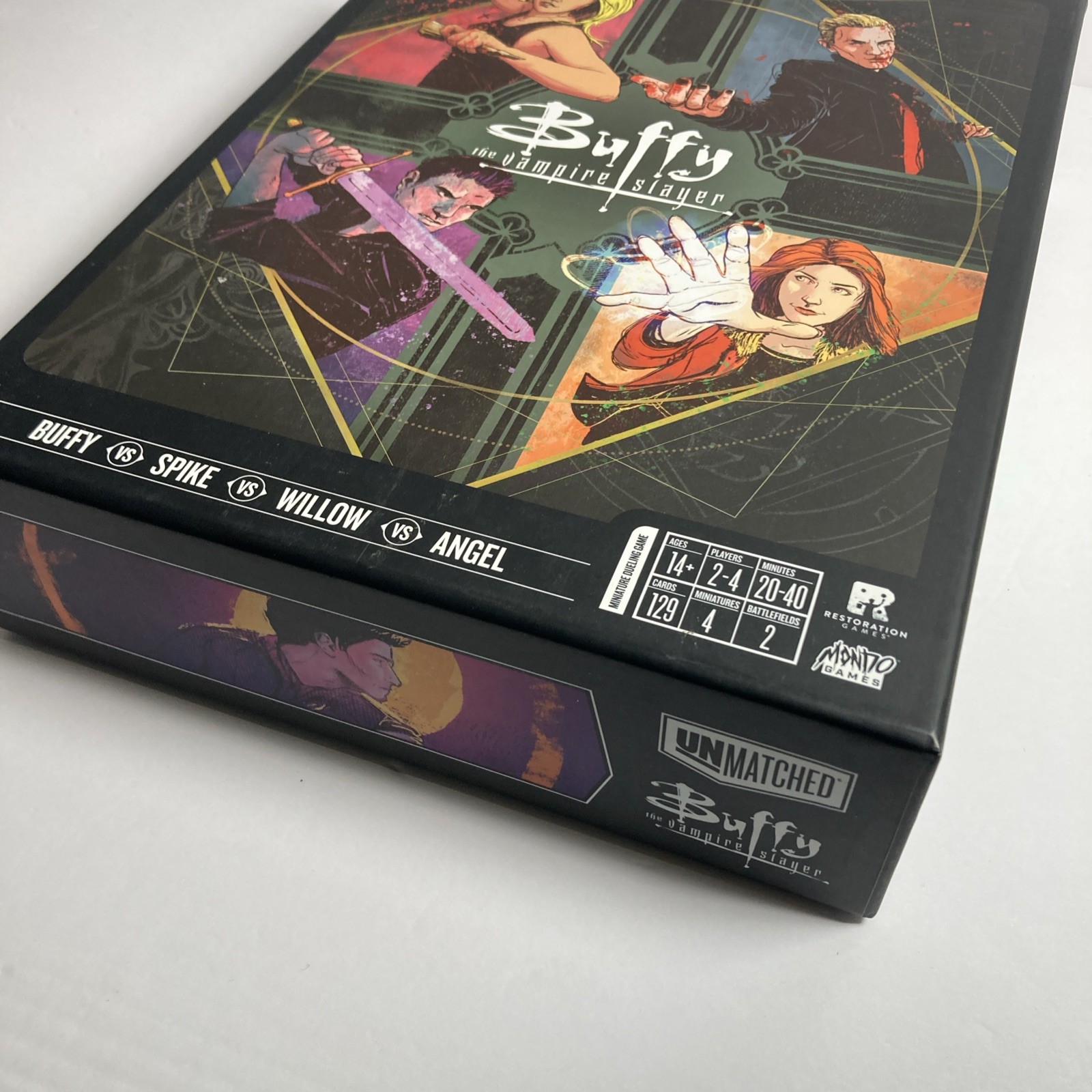 Restoration Games Buffy The Vampire Slayer Unmatched Willow Angel Spike RARE