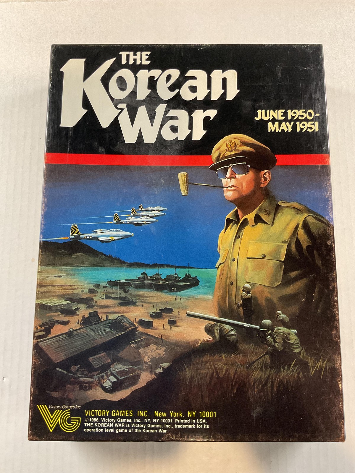 Vintage The Korean War Board Game 1986 Victory Games Inc. Unpunched