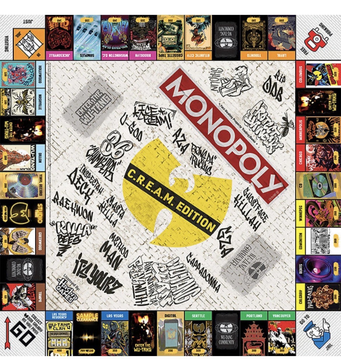 Sealed LIMITED EDITION Wu Tang Clan Official Monopoly Board Game | In Hand