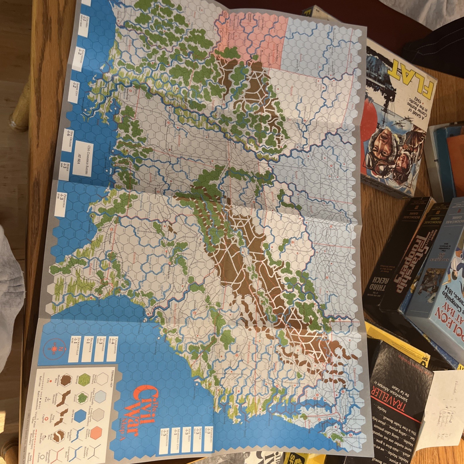 The Civil War Game 1861-1865 Used