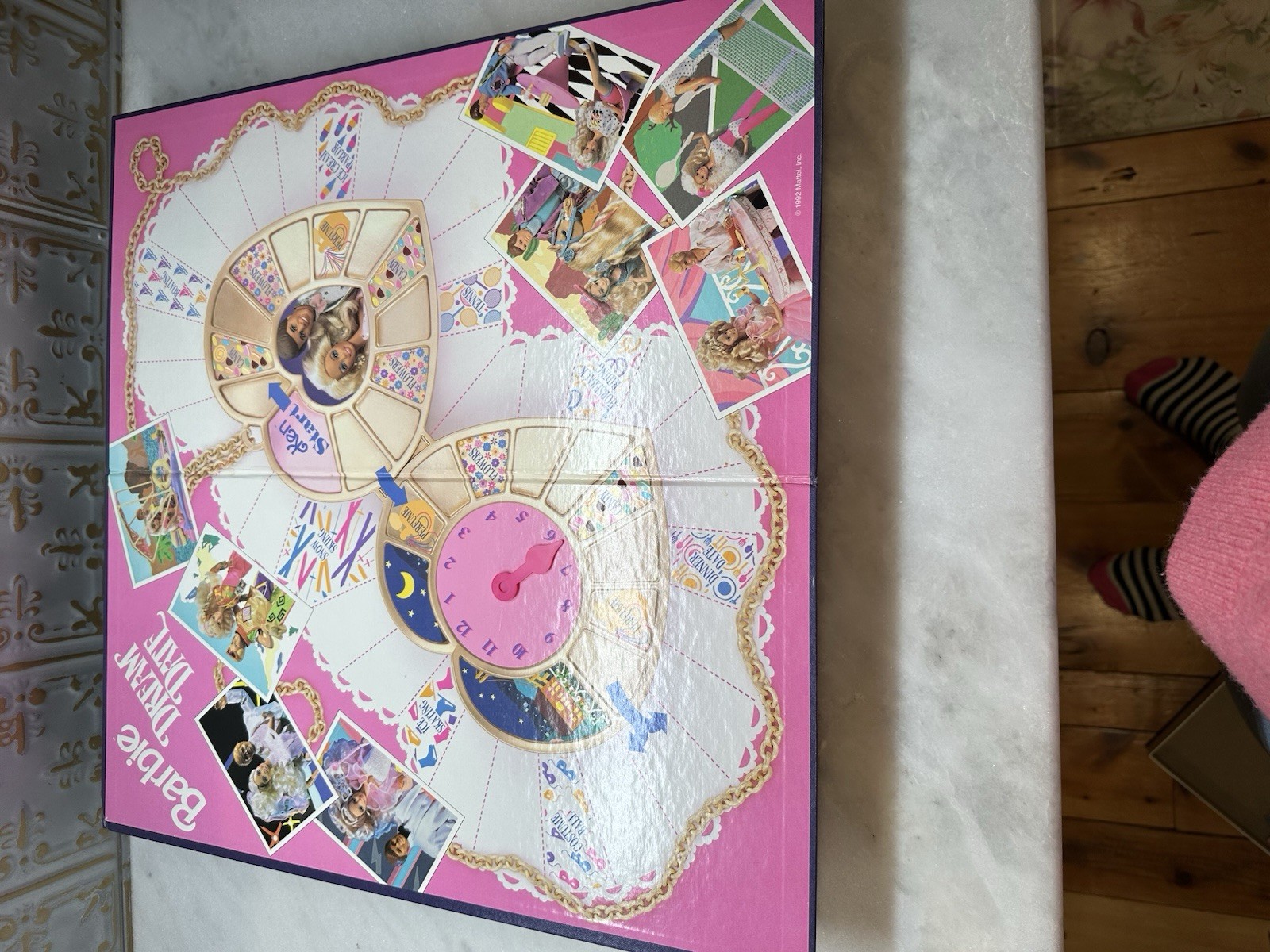 Vintage 1992 Barbie Dream Date Board Game By Golden 2-4 Players Ages 5 And Up