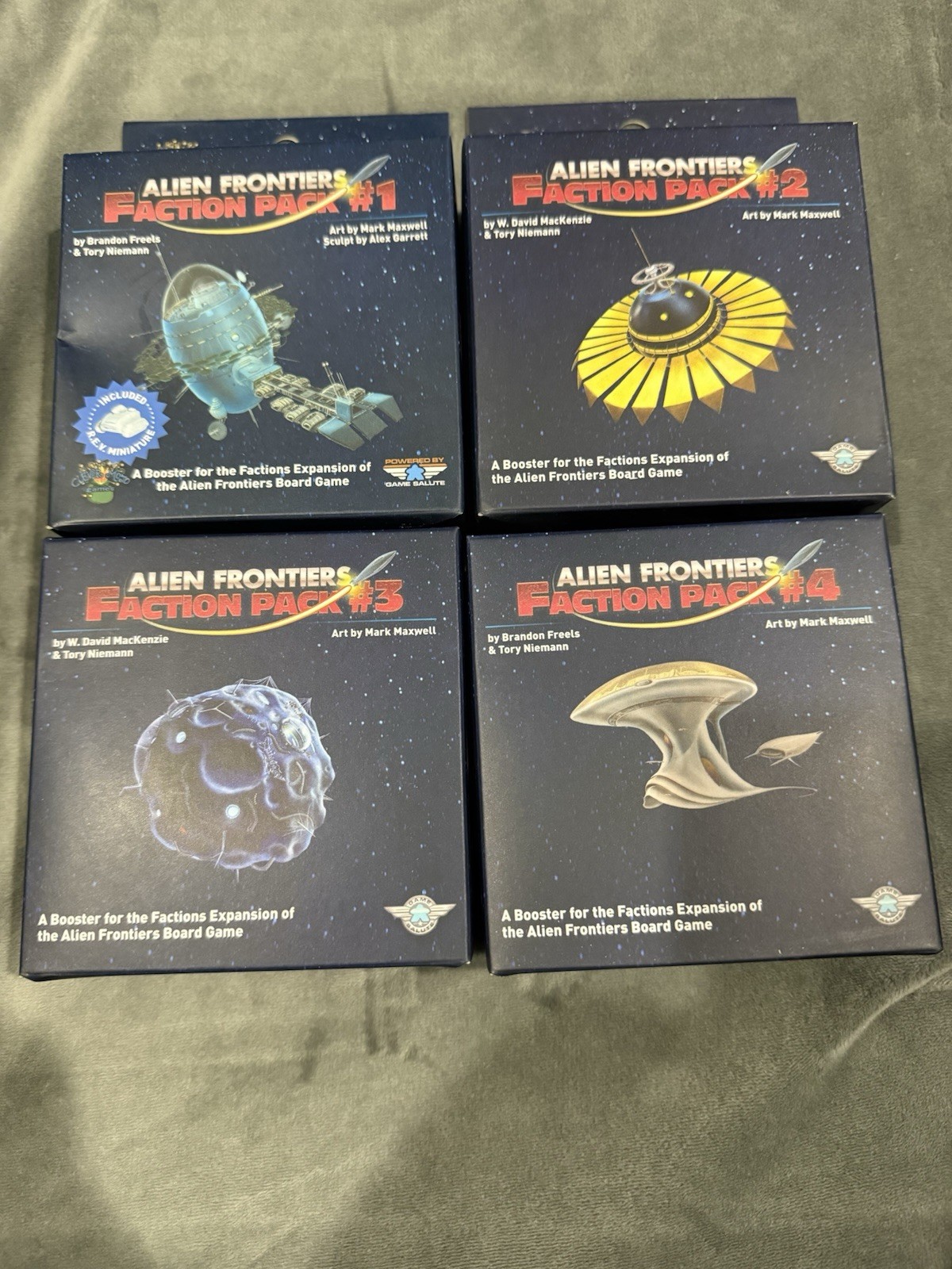 Alien Frontier Board Game With Add Ons