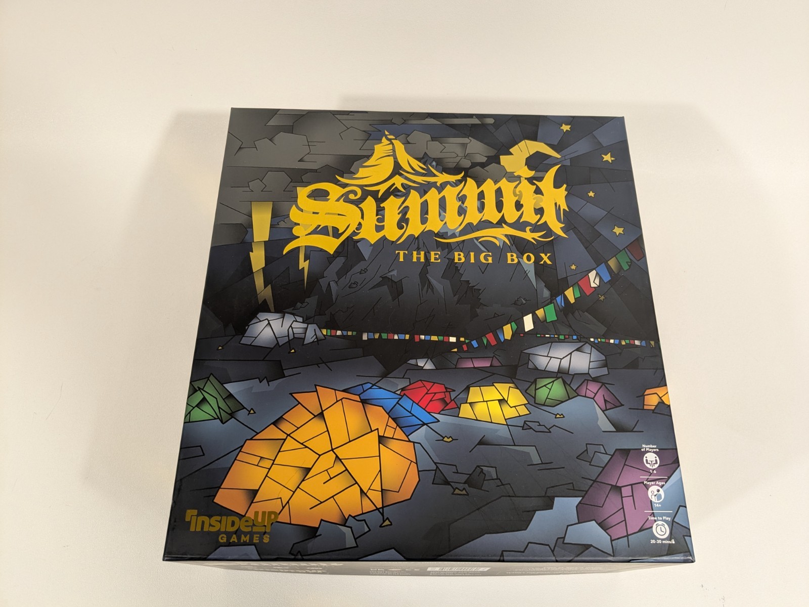 Summit Big Box Inside Up Board Game Includes All Expansions + Metal Dice Fun!