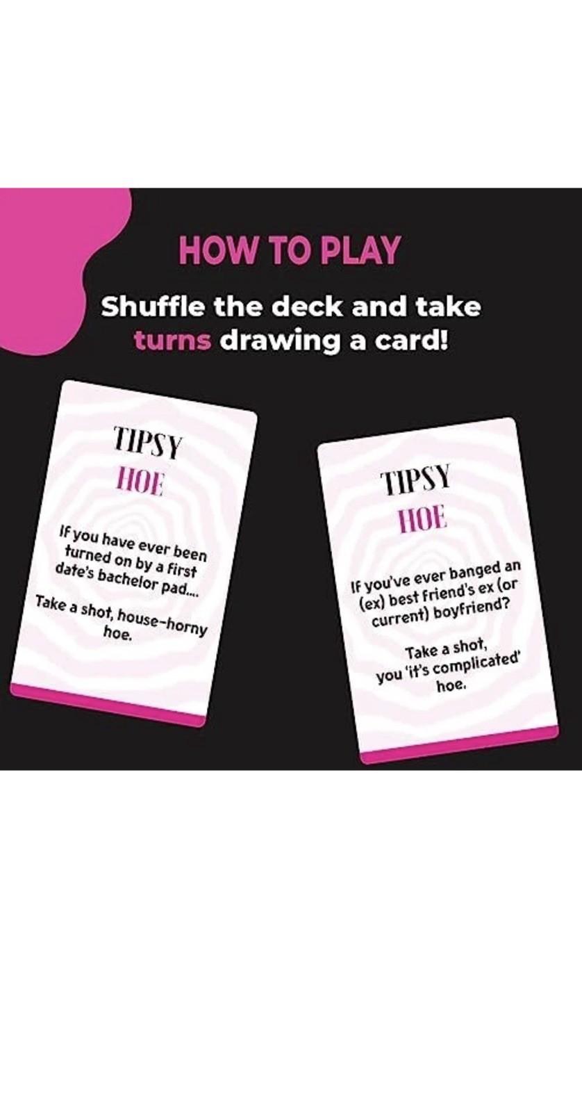Tipsy Hoe Girl’s Night Game – Ladies Night Game for Party Nights, Bachelorette