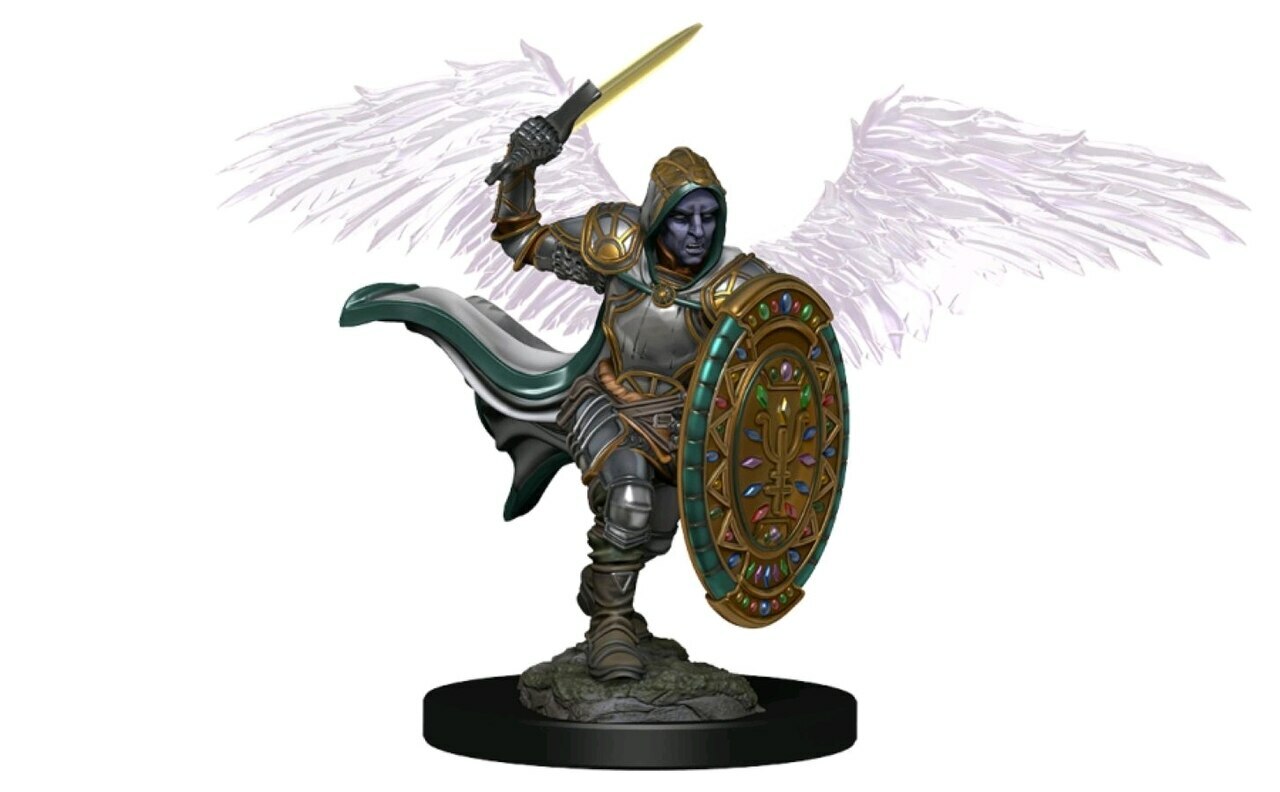 Dungeons & Dragons – Premium Aasimar Male Paladin Miniature-WZK93007-WIZKIDS …