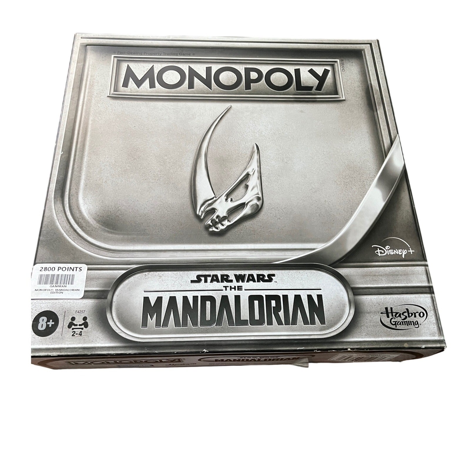 Hasbro Monopoly Star Wars The Mandalorian Board Game Silver F4257