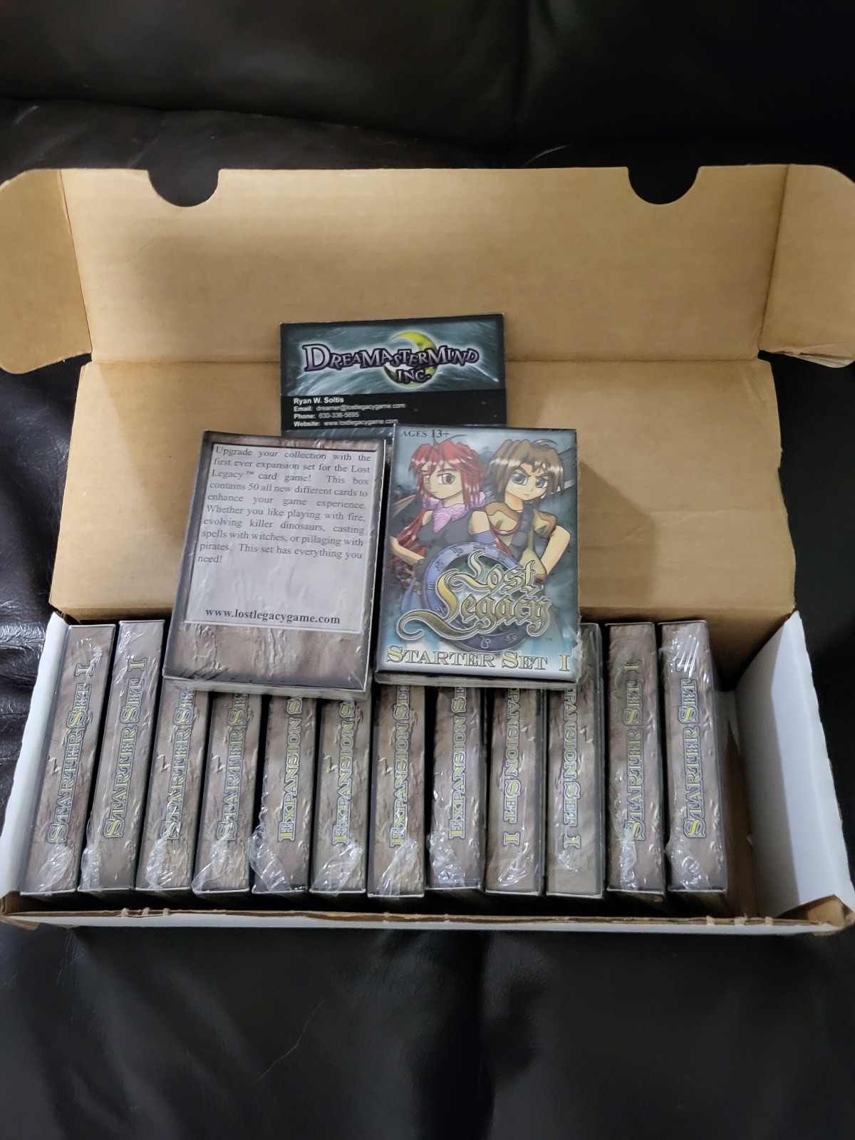 Bulk lot 14 Lost Legacy Card game starter Set 1 Decks-Sealed Dream mastermind