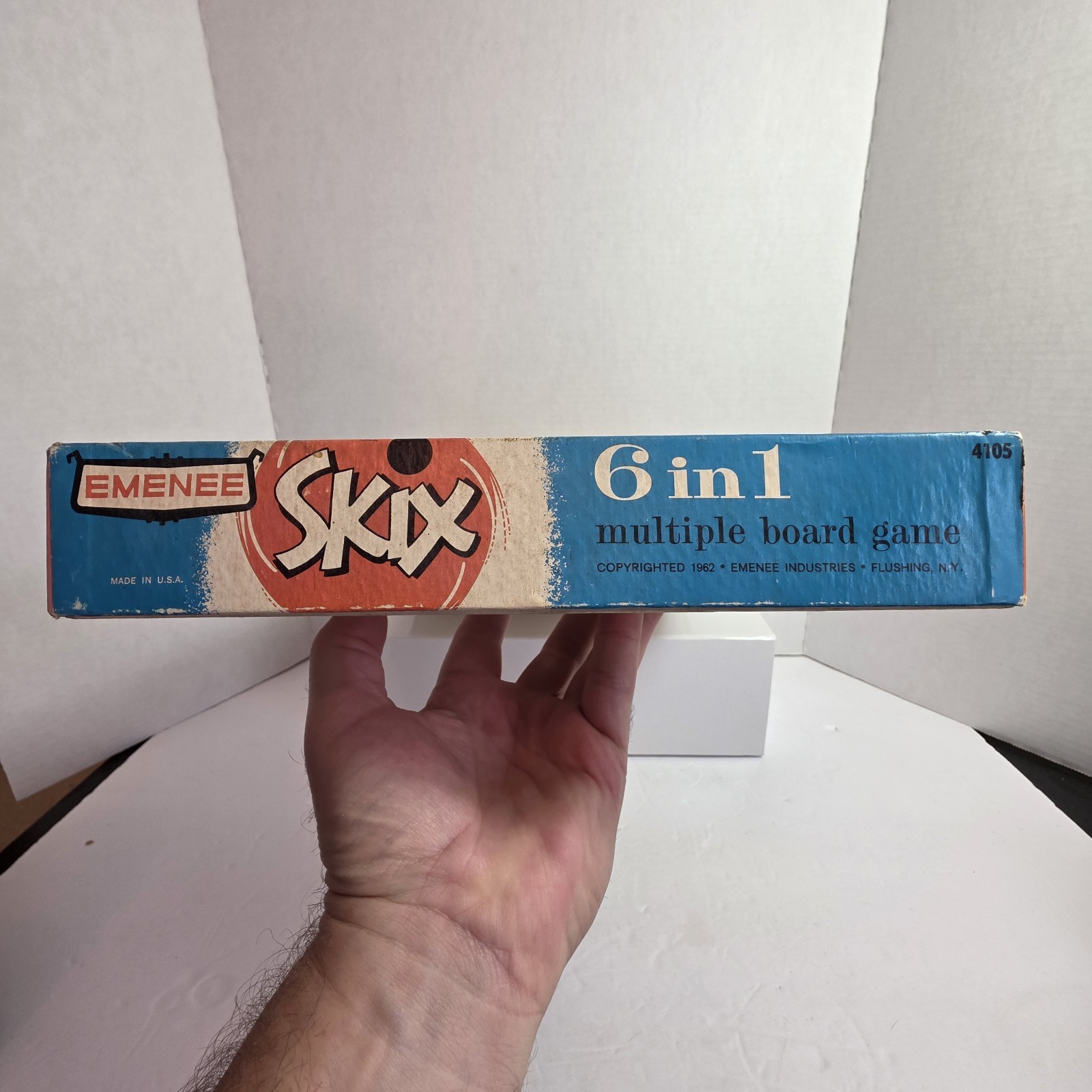 VINTAGE 1962 Skix 6 in 1 Multiple Board Game – Never Played – New