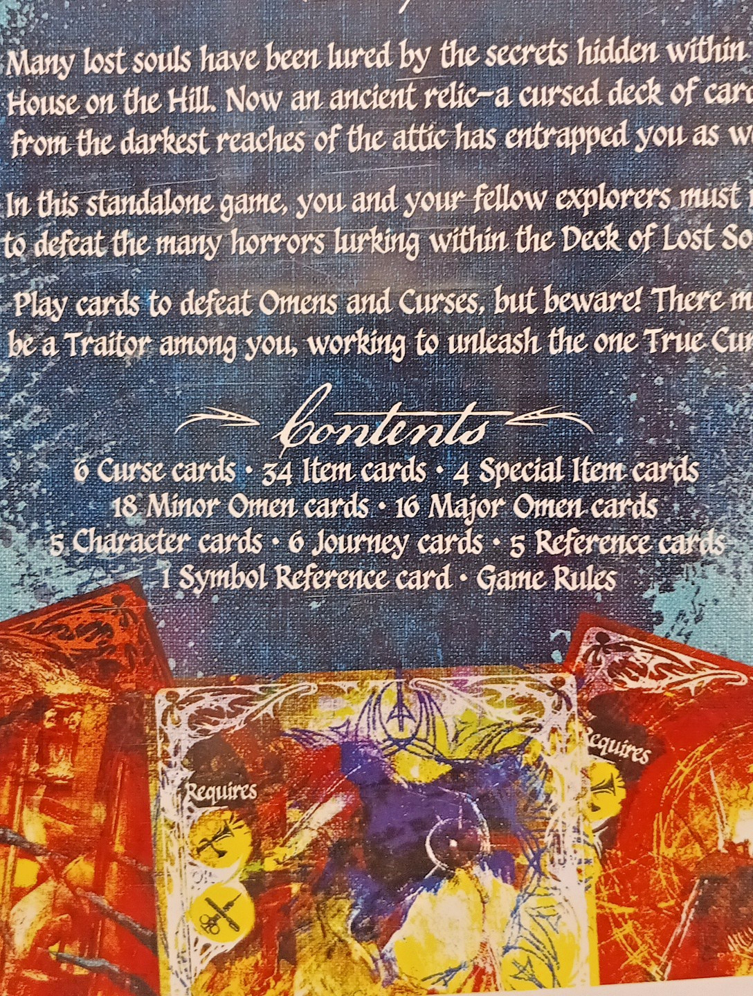 Betrayal Deck of Lost Souls Card Game by Hasbro Ages 12+ 3-5 Players NEW