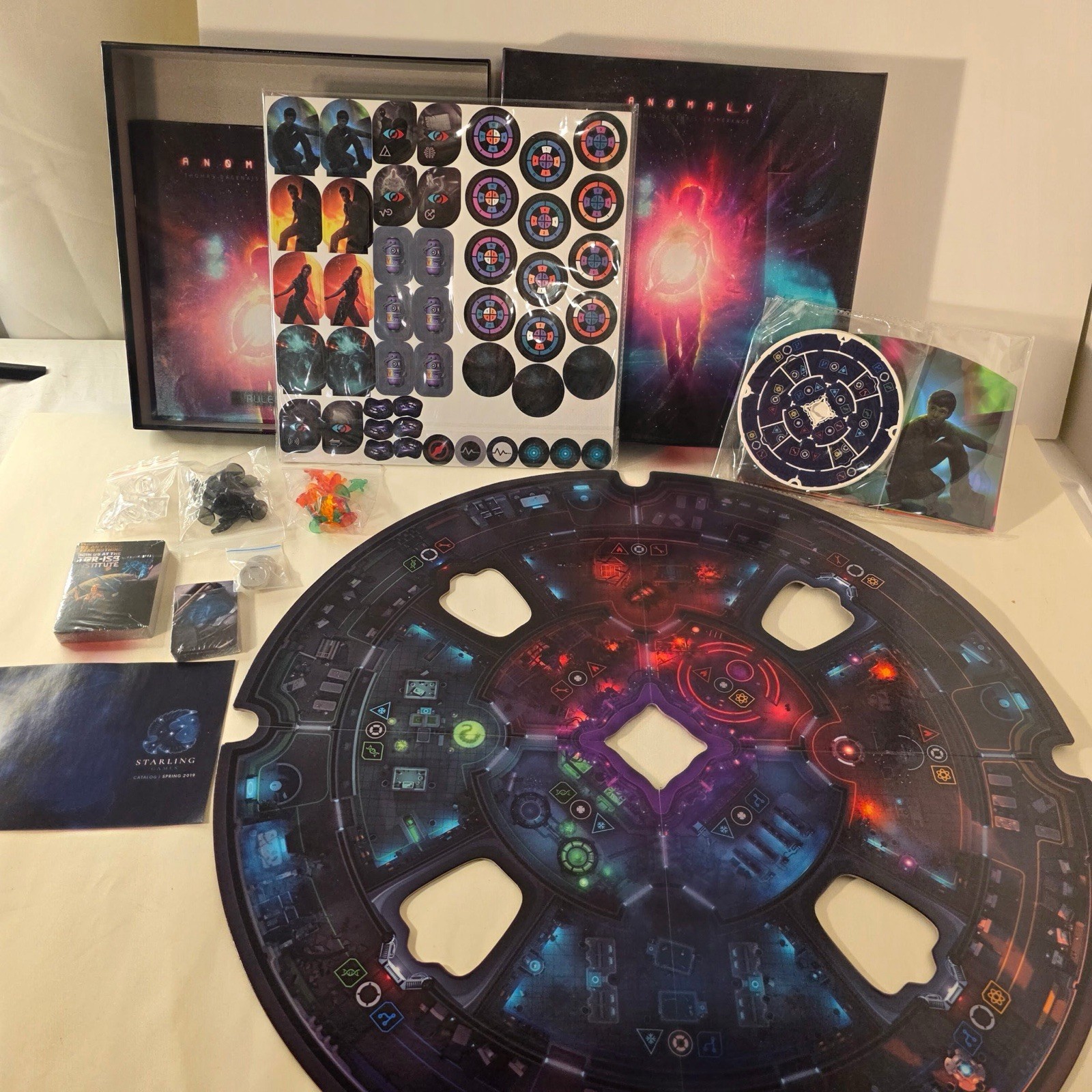 Anomaly Board Game Open Box Never Played Unpunched