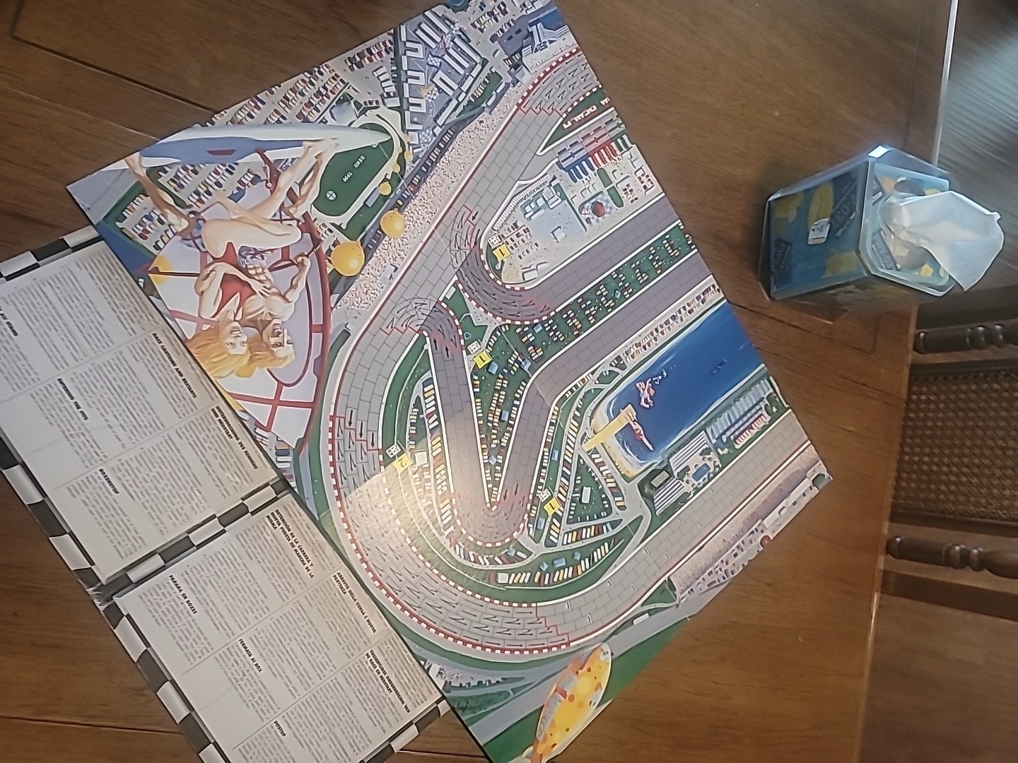 FORMULA DE Map Track Game Boards Detroit-Lexington-Atlanta-Datona 27/28/29/30
