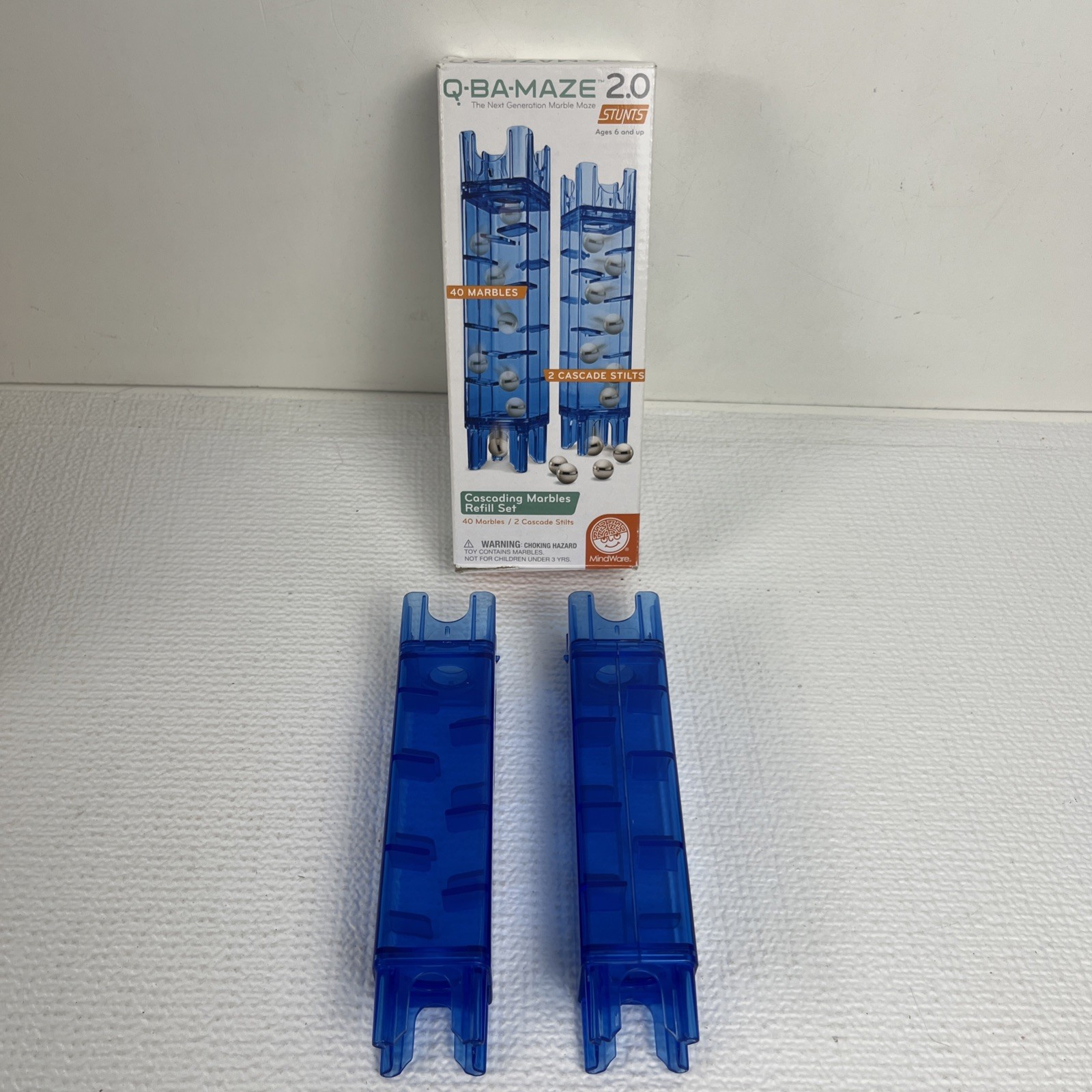 Q Ba Maze 2.0 (Includes Marble Maze, Starter Stunt, Refill Cascade, Marbles)