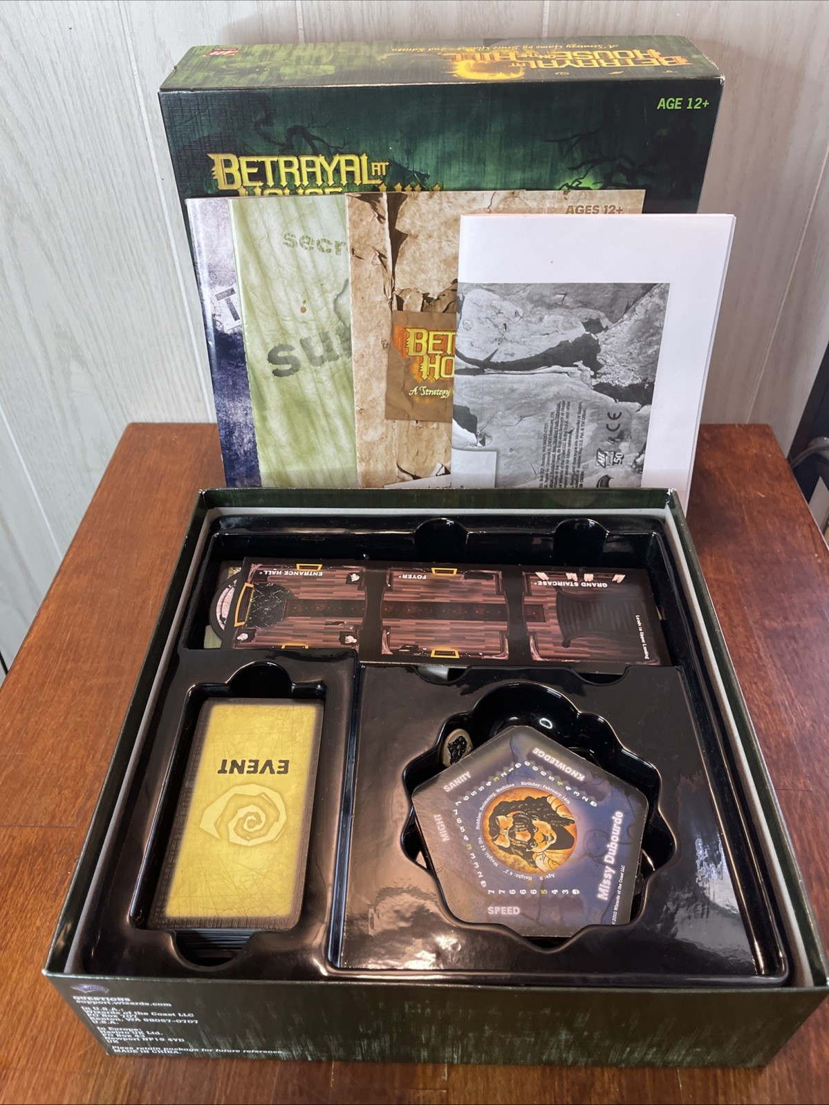 Betrayal At House On The Hill Mystery Game