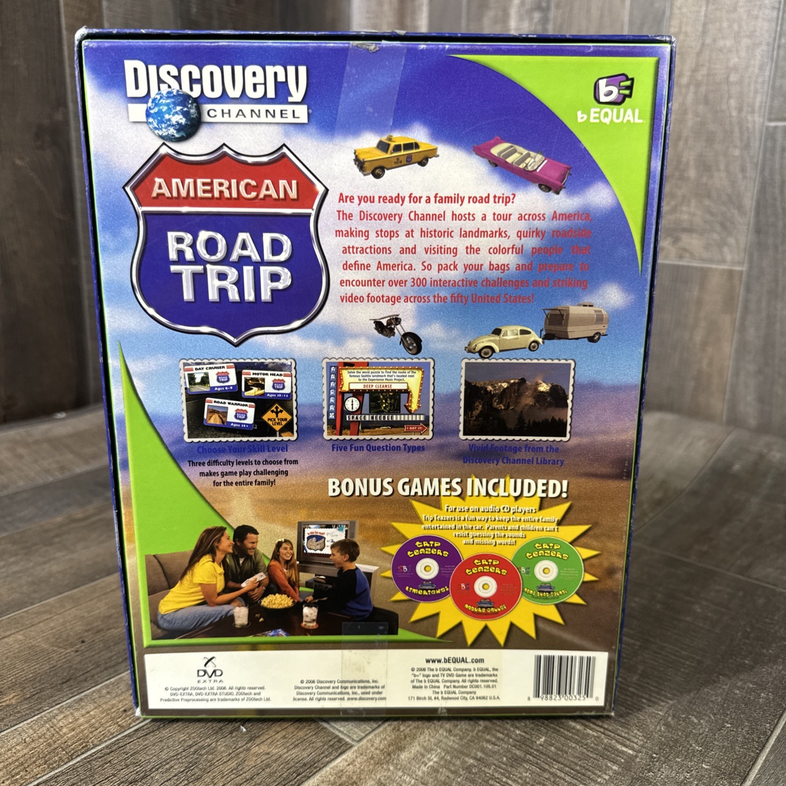 American Road Trip TV DVD Game (Discovery Channel)