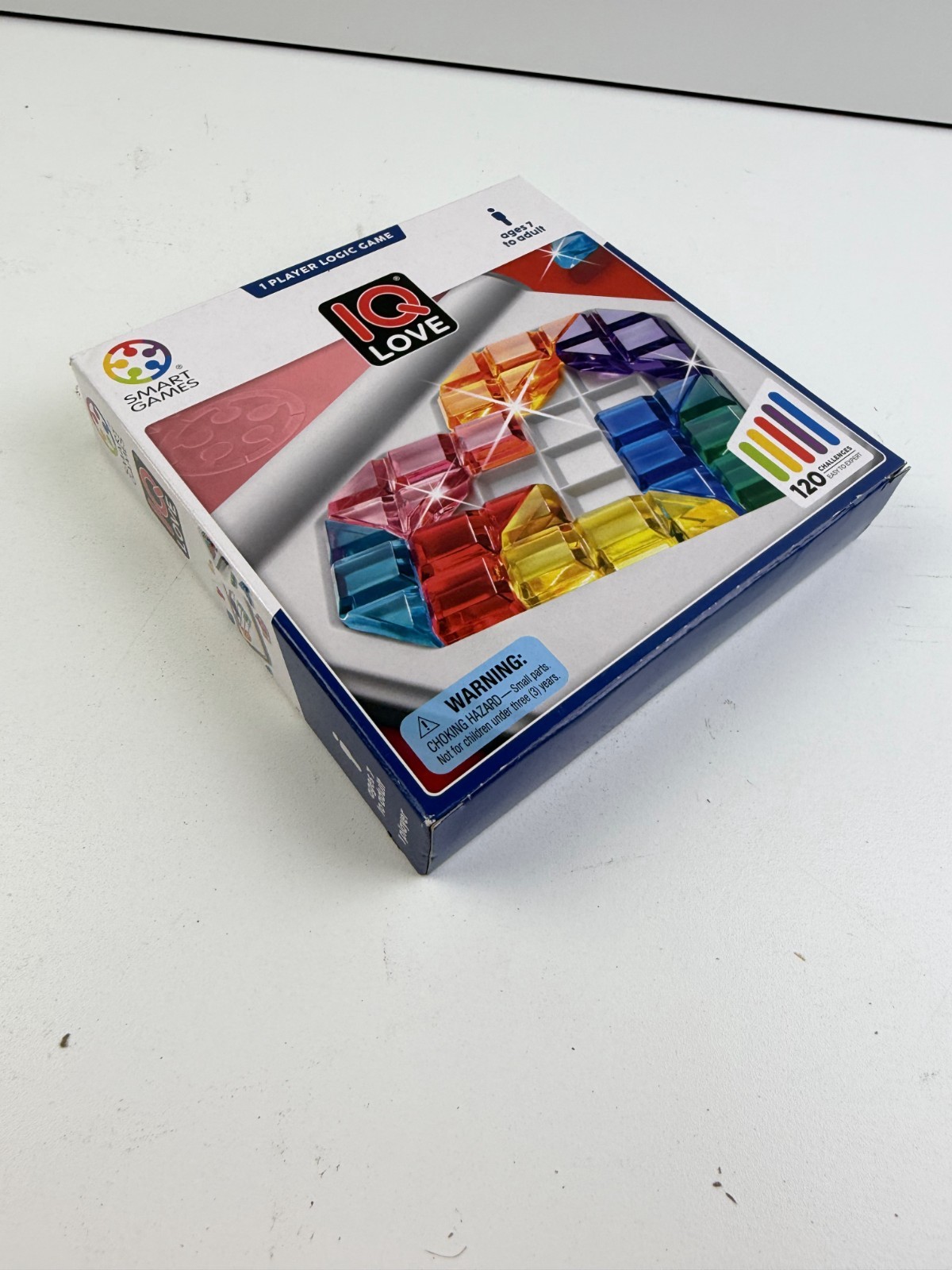 SmartGames IQ Love Travel Puzzle 1 Player Logic Game 120 Challenges For Ages 7+