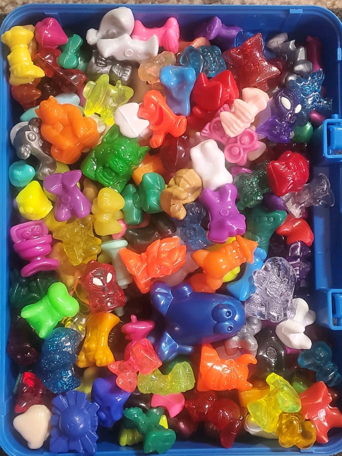 Crazy Bones Lot Of 179 And Case To Carry