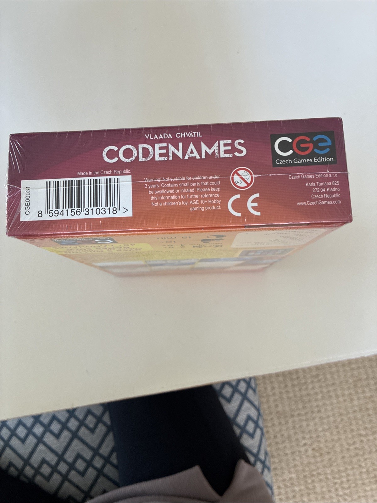 Codenames Board game, Czech Games Edition. New, sealed!.