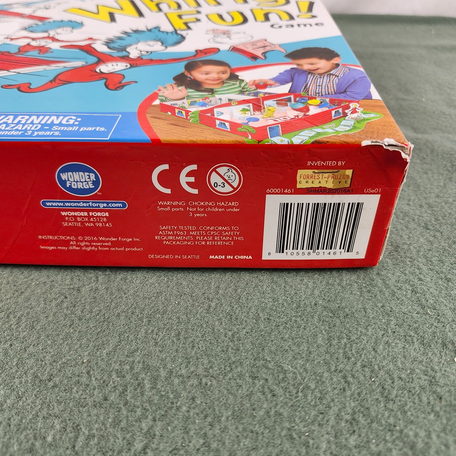 Dr. Seuss Whirly Fun Game COMPLETE Wonder Forge 2016 Kids Family Cat in the Hat