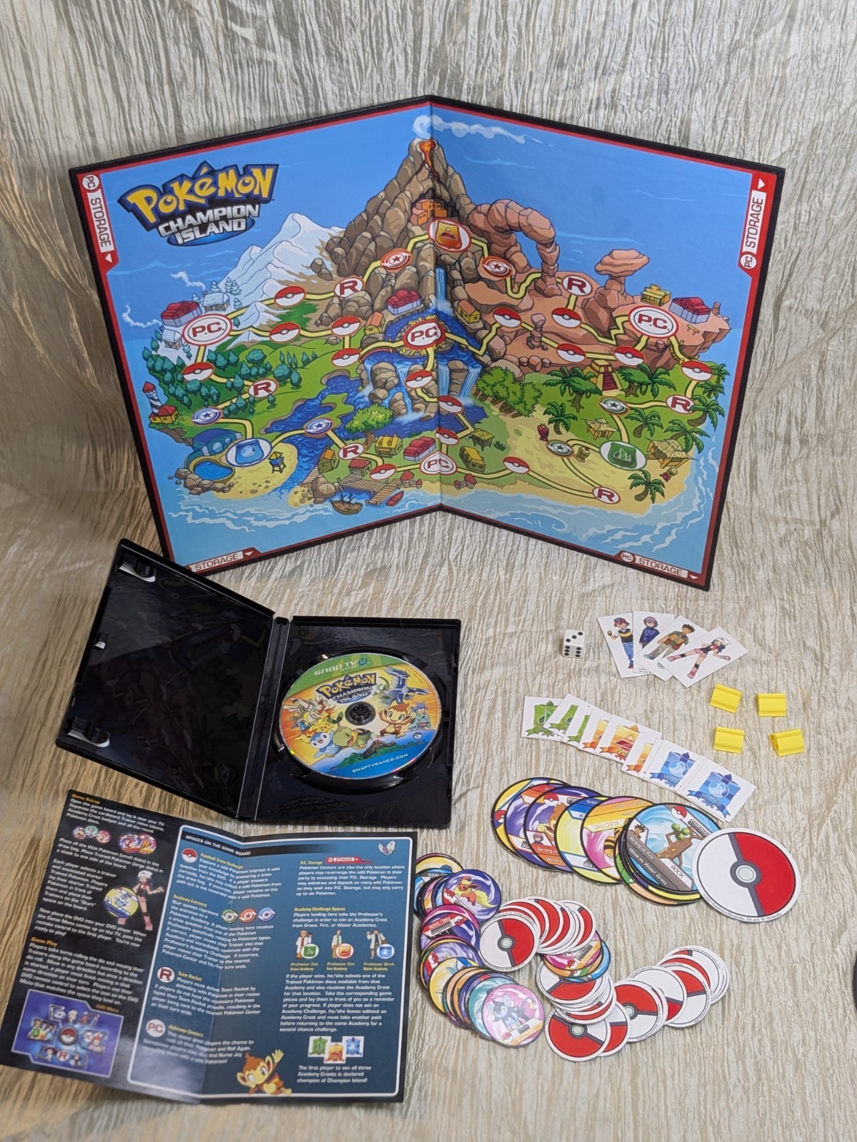 POKEMON Champion Island Board Game Discs (-2mini disc) DVD 2007 Complete Snap TV