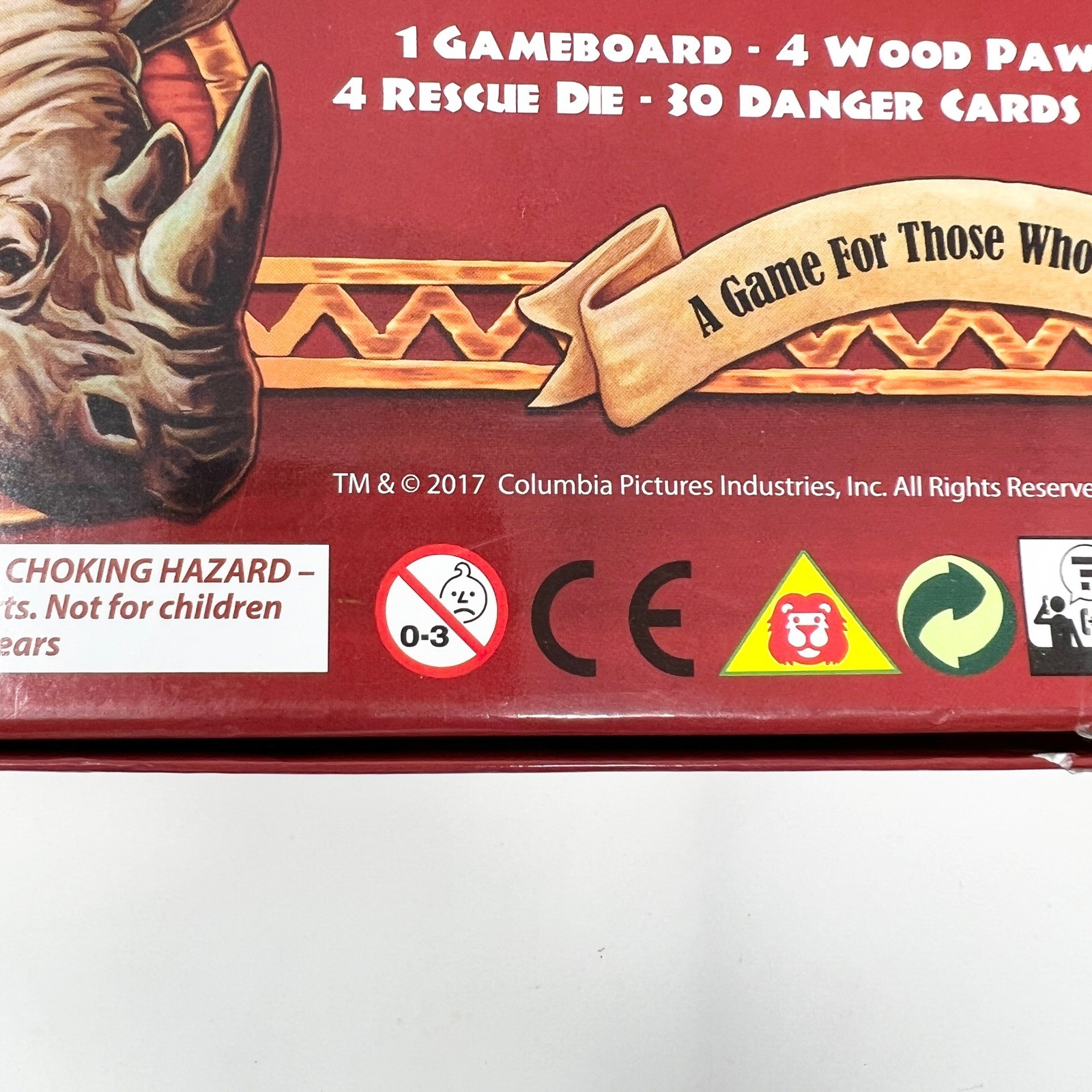 Jumanji The Game Board Game 2018 Spin Master Cardinal Complete Decoder & Pieces