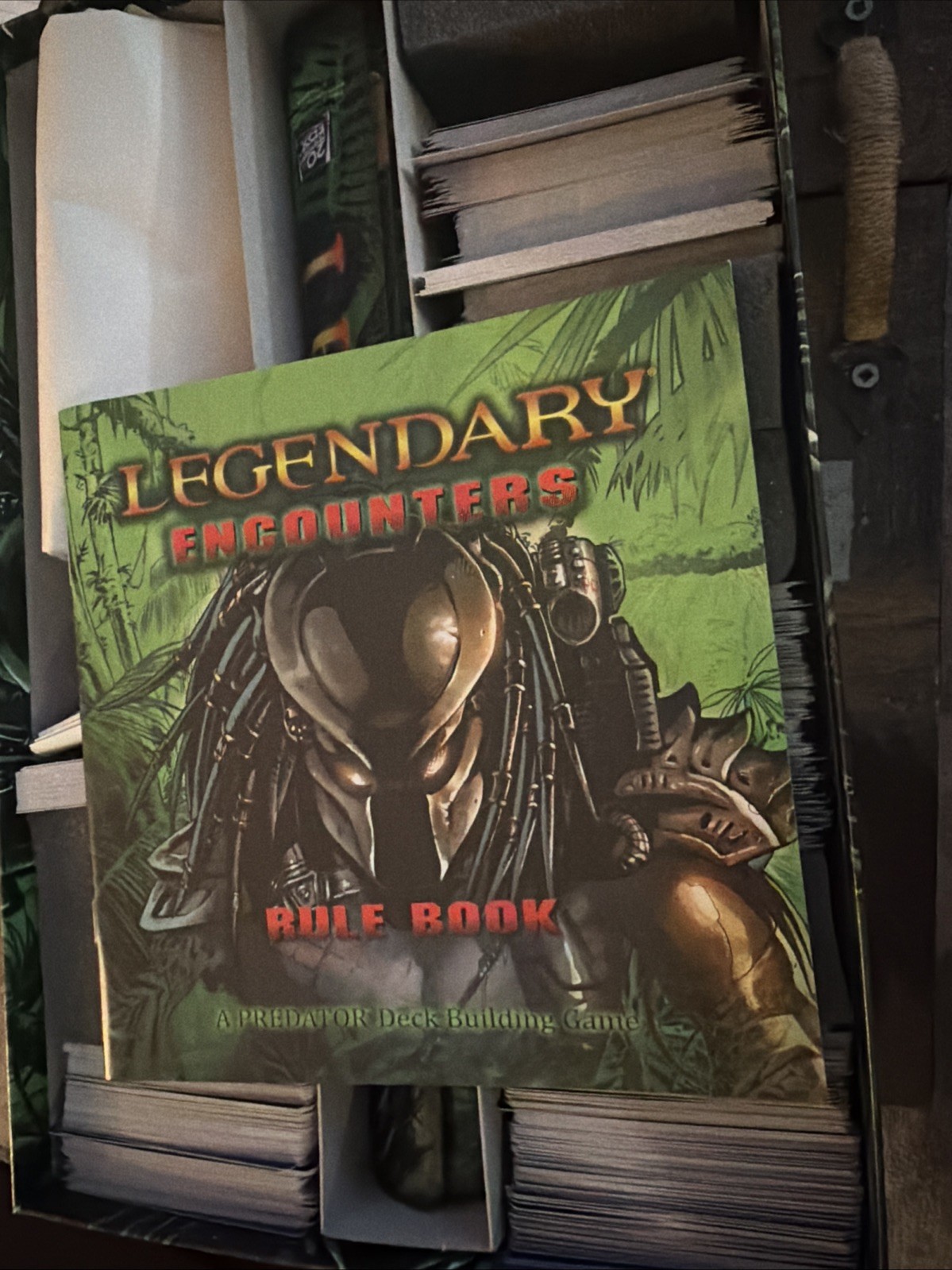Legendary Encounters PREDATOR Deck Building Game COMPLETE Upper Deck 2015