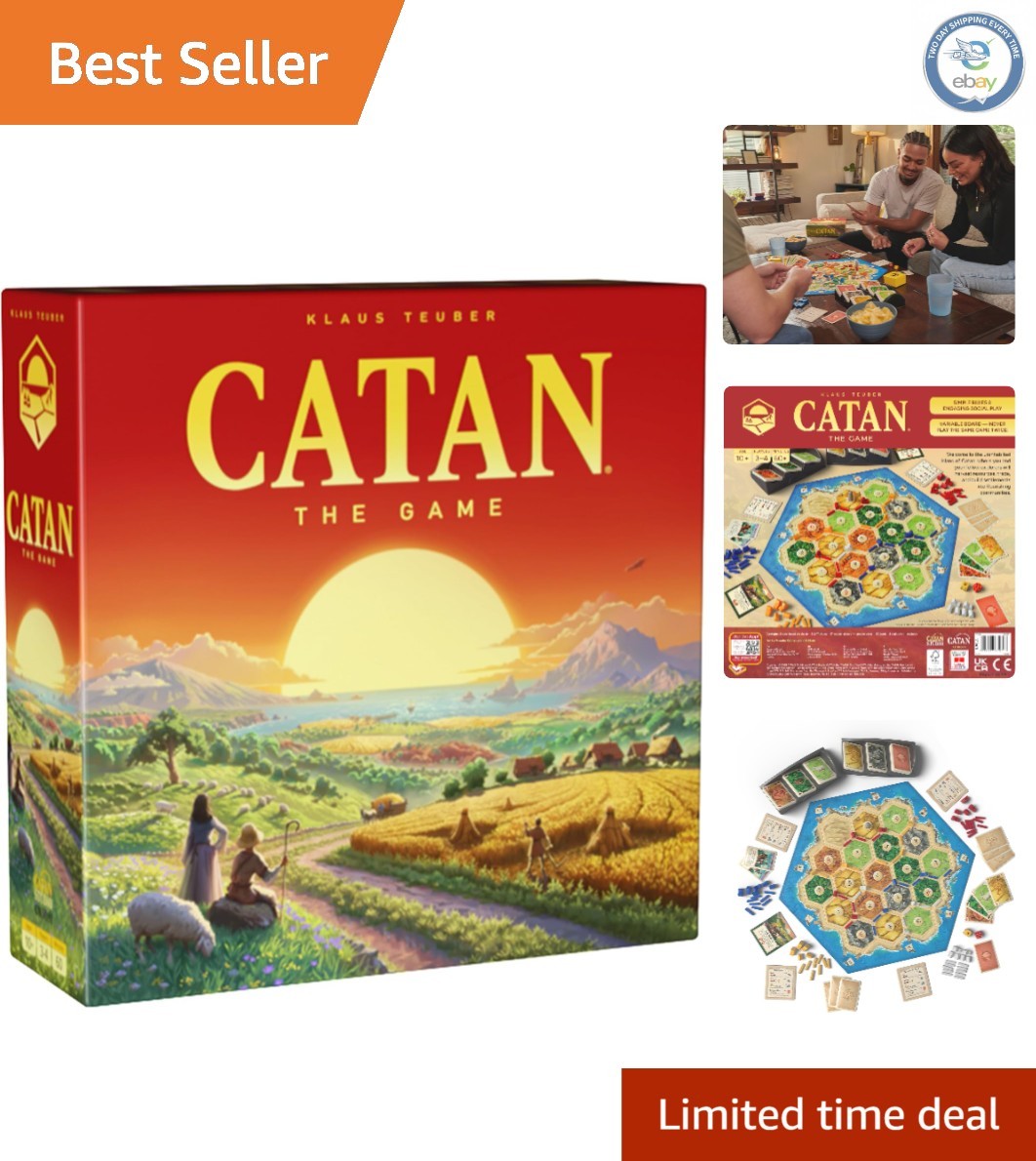 Explore and Settle in 6th Edition Strategy Game – Perfect for Game Nights!