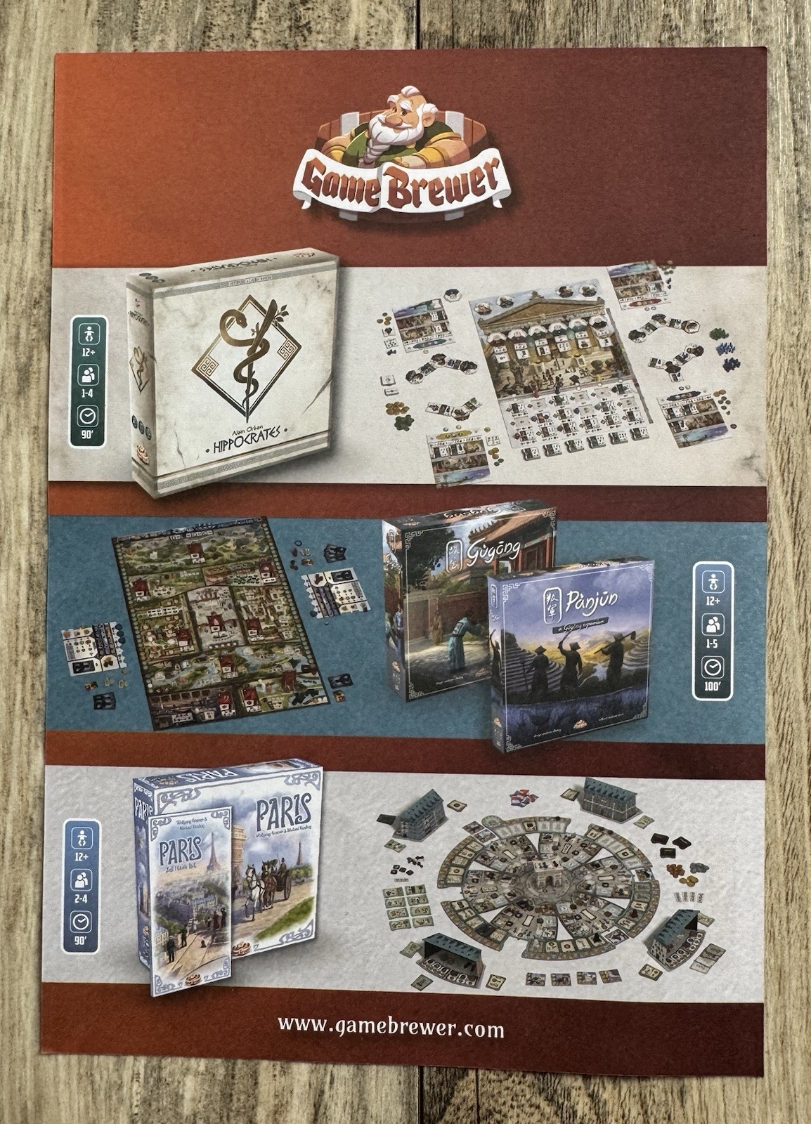 2021 Hippocrates Board Game By Alain Orban 🌟 NEW 🆕 OPEN BOX SEE SEALED INSIDE!