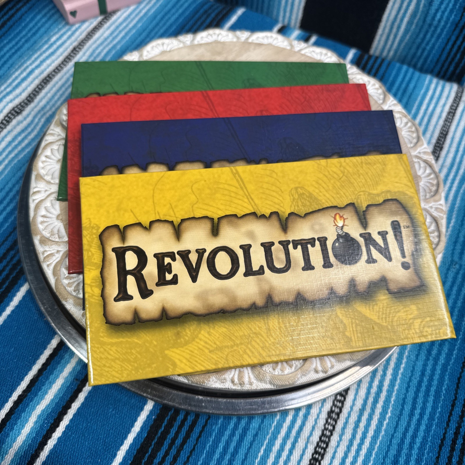 Revolution! Board Game Steve Jackson Complete – First Edition – First Print –