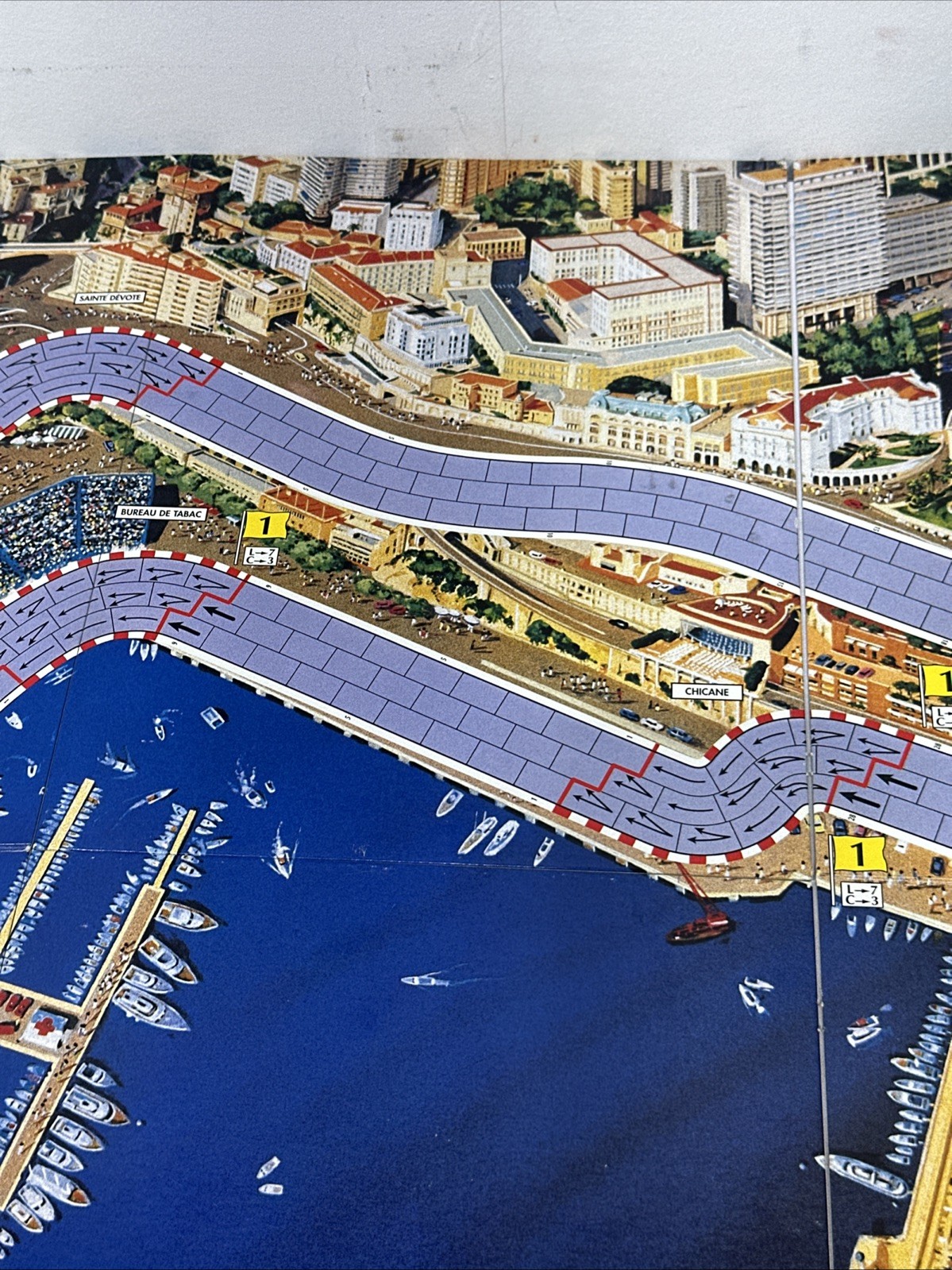 FORMULA DE Map Track Base Game Boards MONACO/ZANDVOORT #1 Nederland Circuits 1/2
