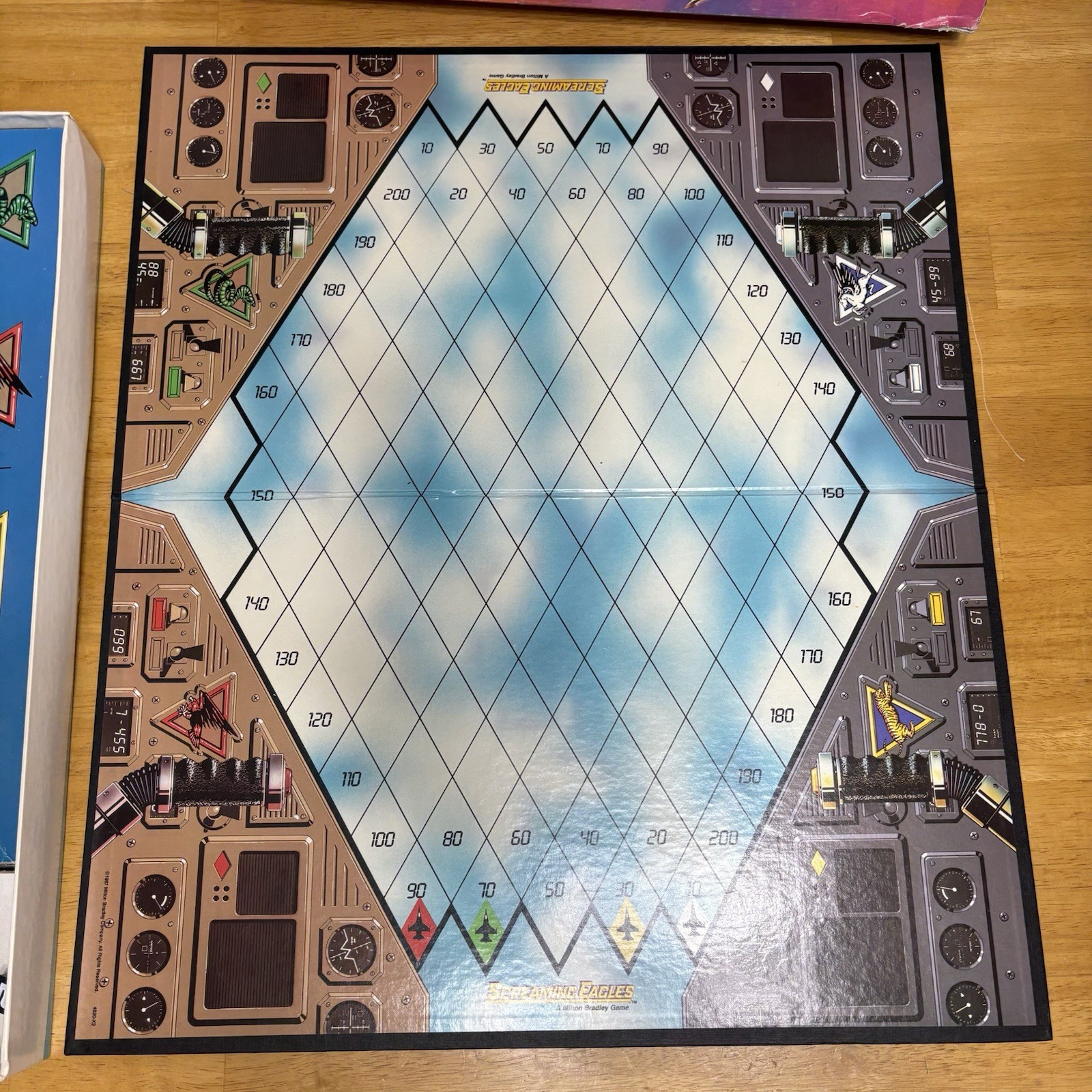 Vintage Milton Bradley Board Game Screaming Eagles Air Assault Complete 1987