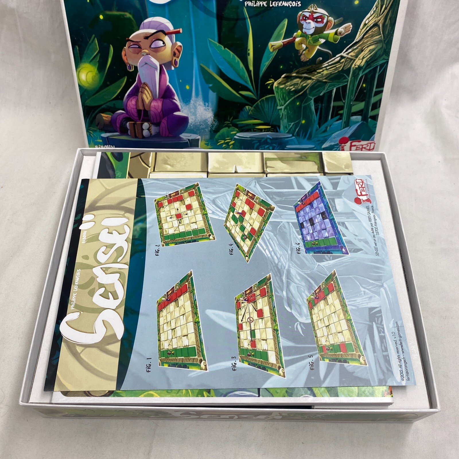 Siam + Sensei Board Game Ferti Games 2015 EX/EX