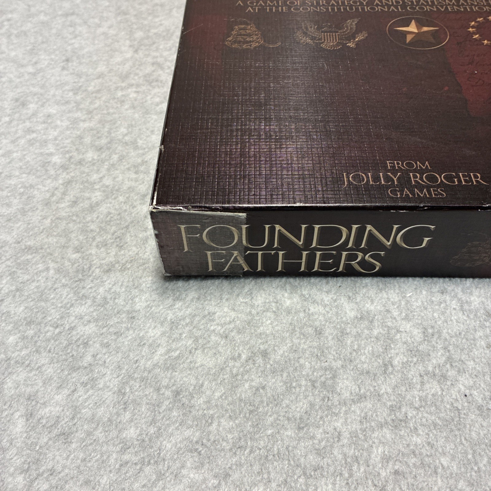 2010 Founding Fathers Statesmanship Board Game Jolly Roger’s Games Complete