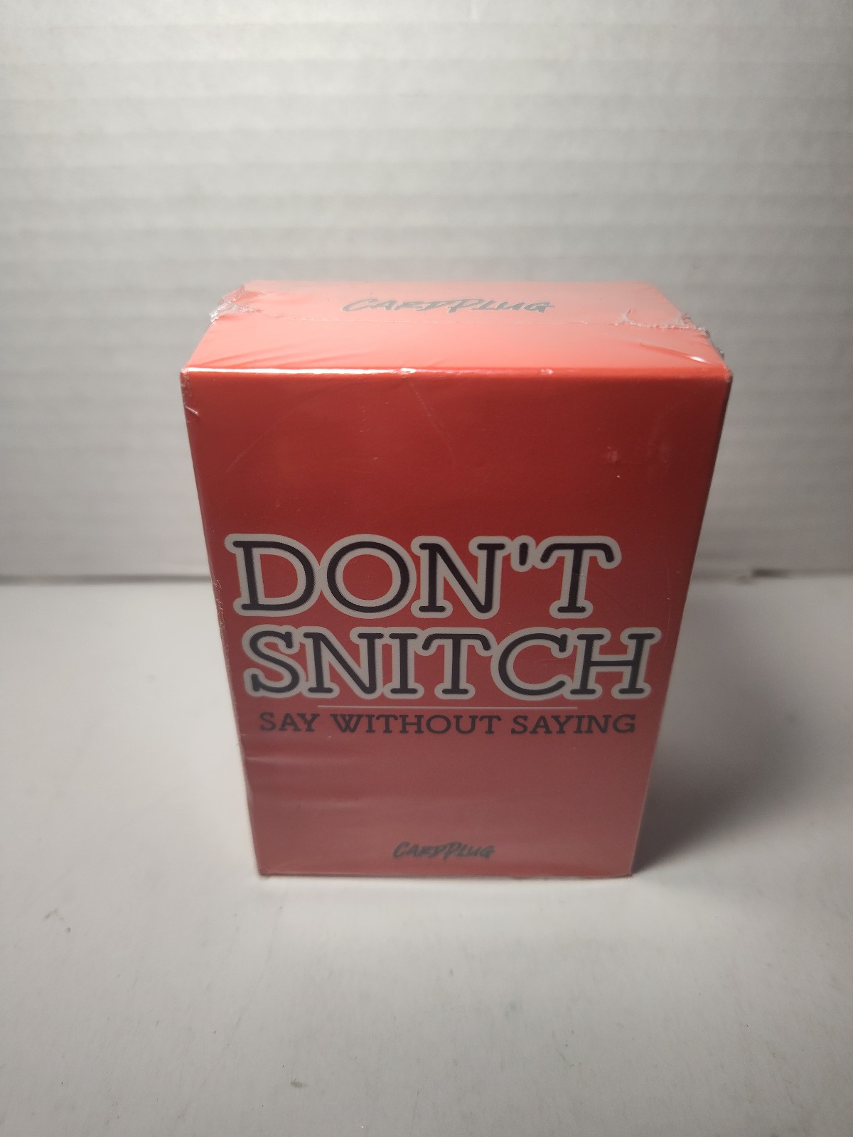 Card Plug Don’t Snitch Urban Word Challenge Game – Family Party – New Sealed