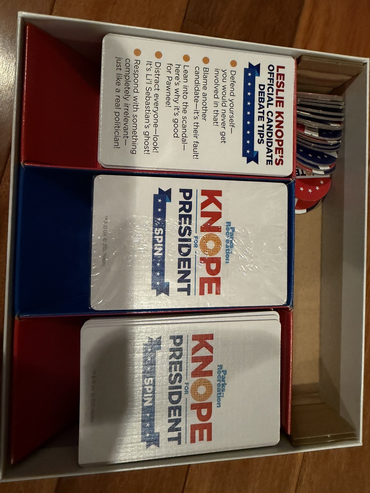 Parks and Recreation – Knope for President Party Card Game NEW