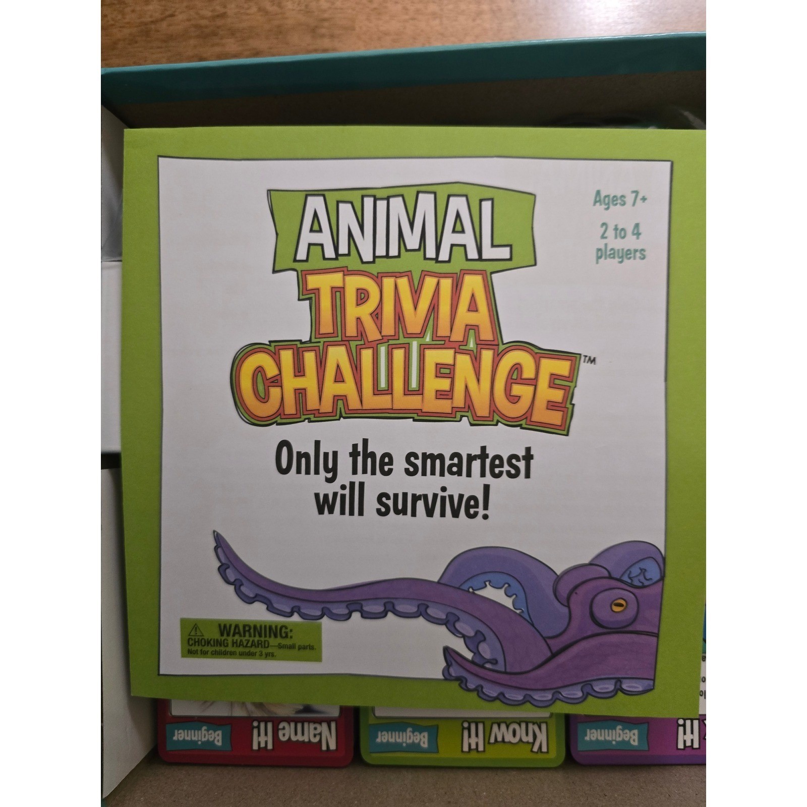 MindWare Animal Trivia Challenge Board Game Educational Ages 7+ 2-4 Players