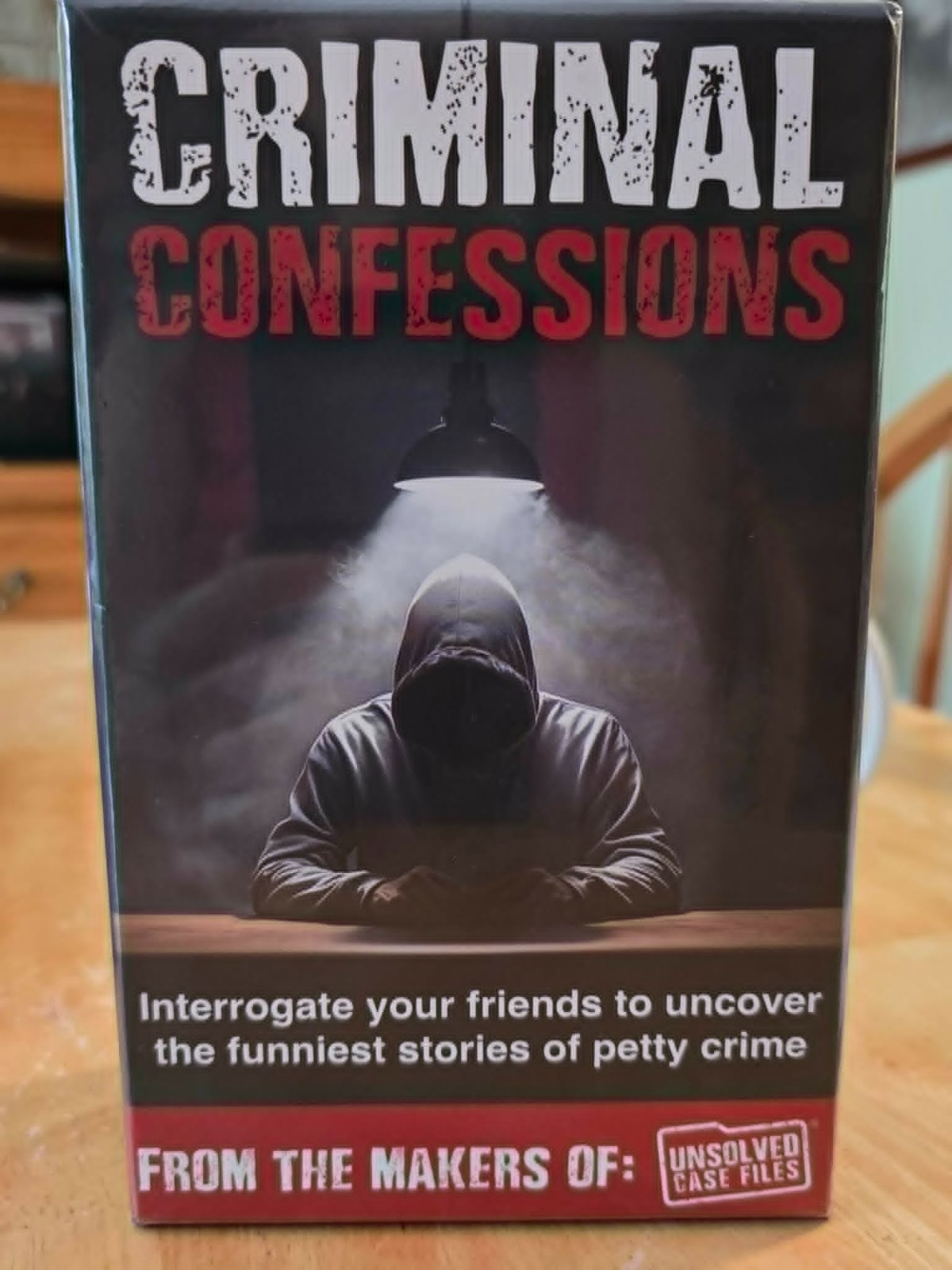 Unsolved Case Files Criminal Confessions Card Game Family Game Night Card Games