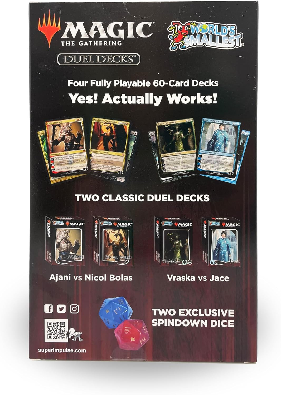 Worlds Smallest Magic: The Gathering Exclusive Collector Set Featuring Ajani VS.