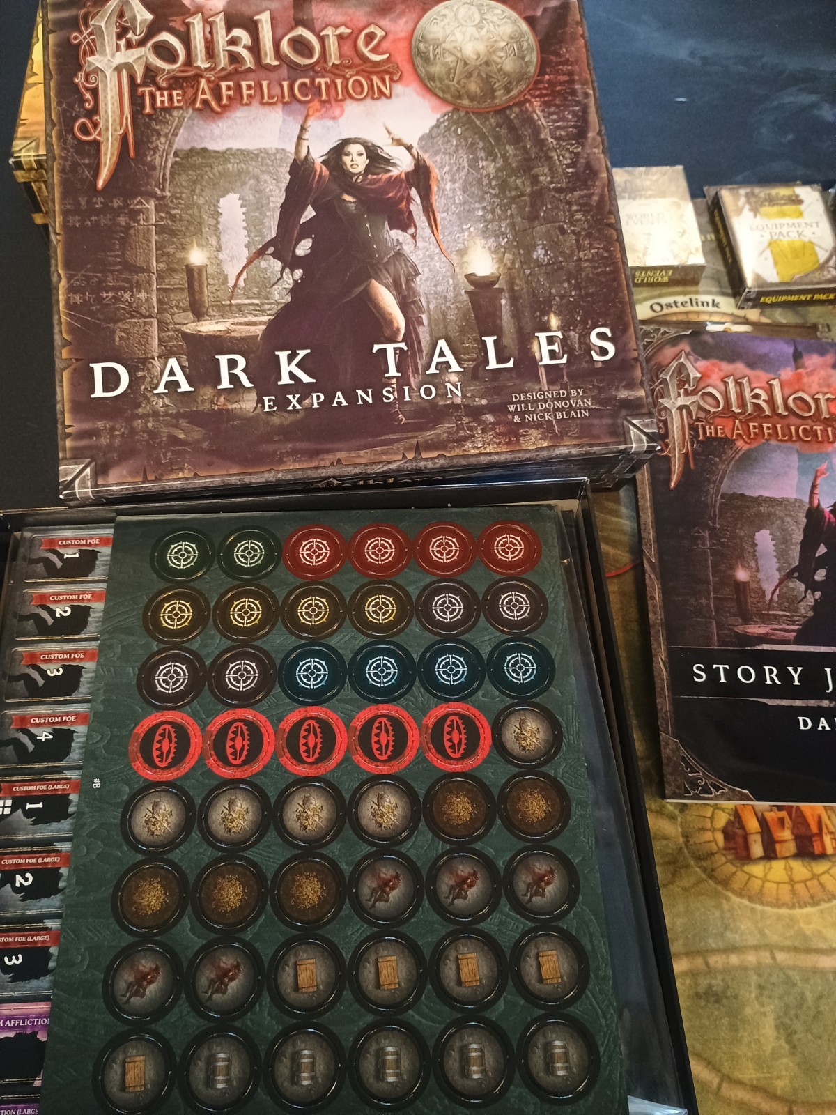 Folklore the Affliction Board Game Collection with Dark Tales