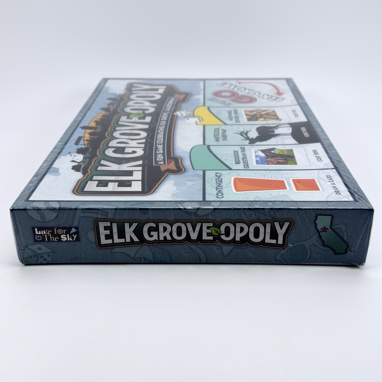 Go ELK GROVE OPOLY Monopoly Board Game Made By Late For The Sky California Sac