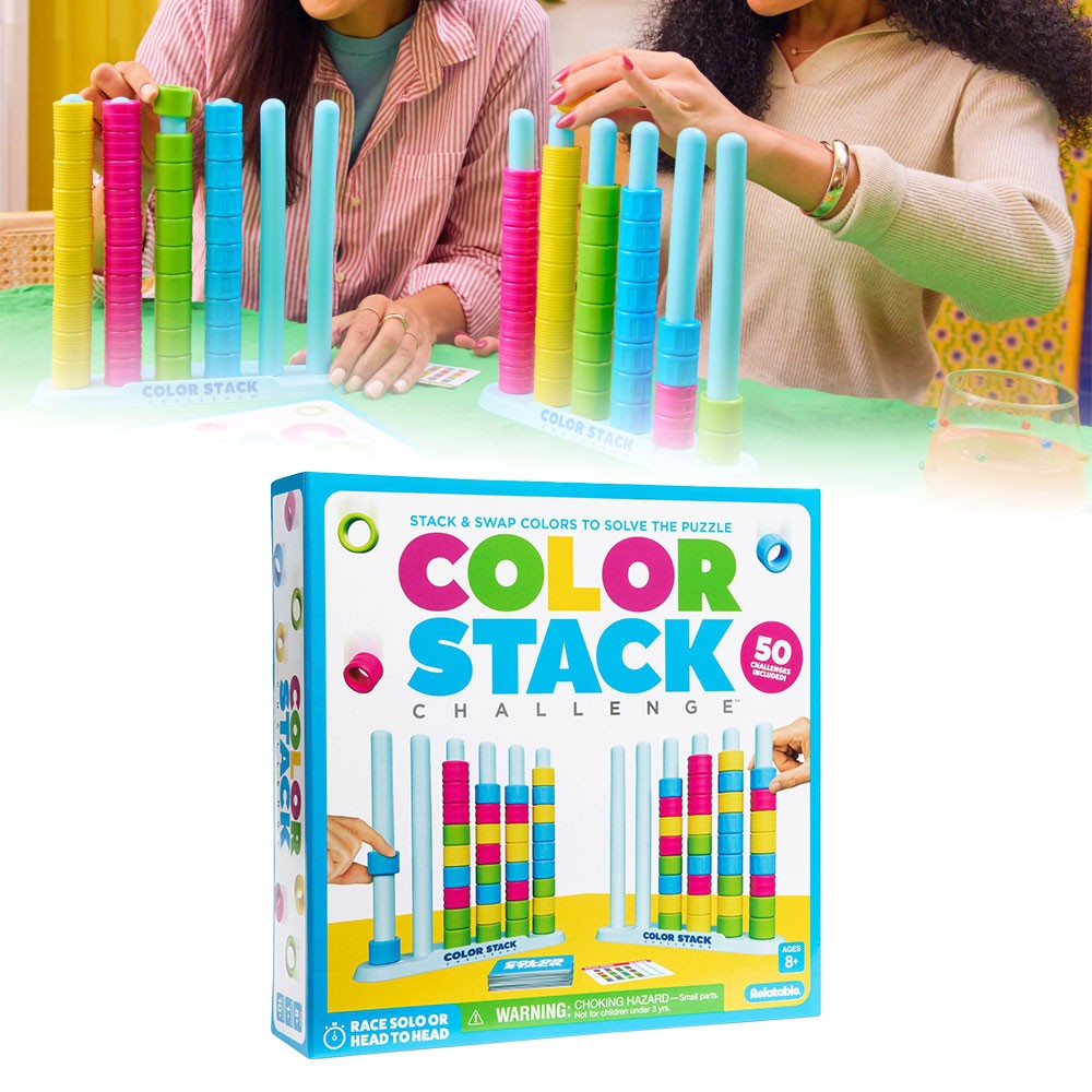 Color Stack Challenge Creative A Fast-Paced Color Matching Puzzle Board Game US