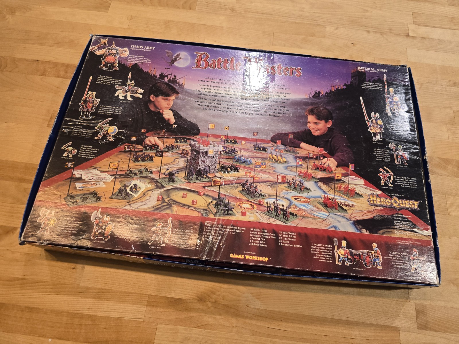 Milton Bradley Battle Masters 1992 – 99% Complete – See Description!
